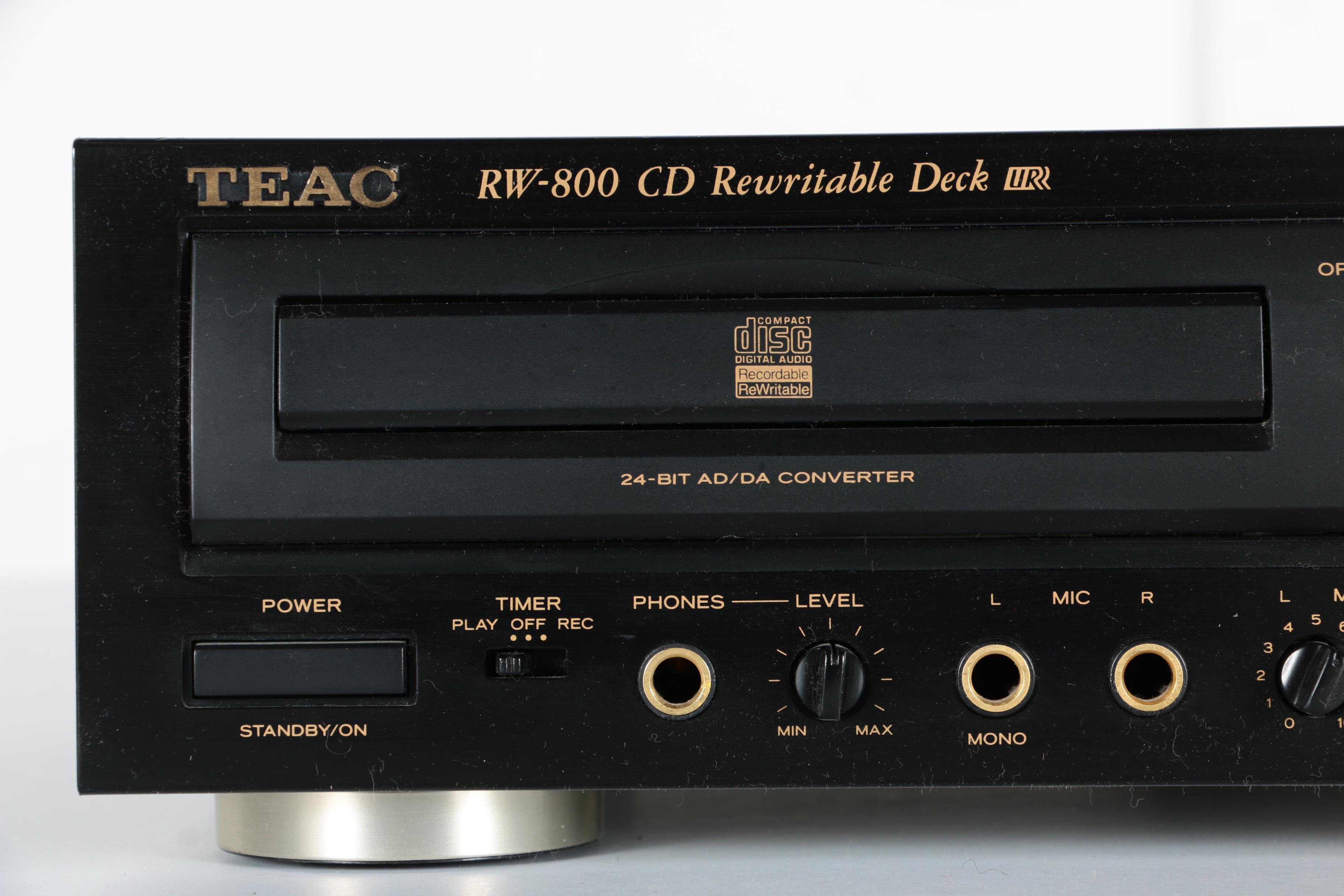 TEAC RW-800 CD Recorder, MB Quart Domain 30 and PSB Image 1B Speakers