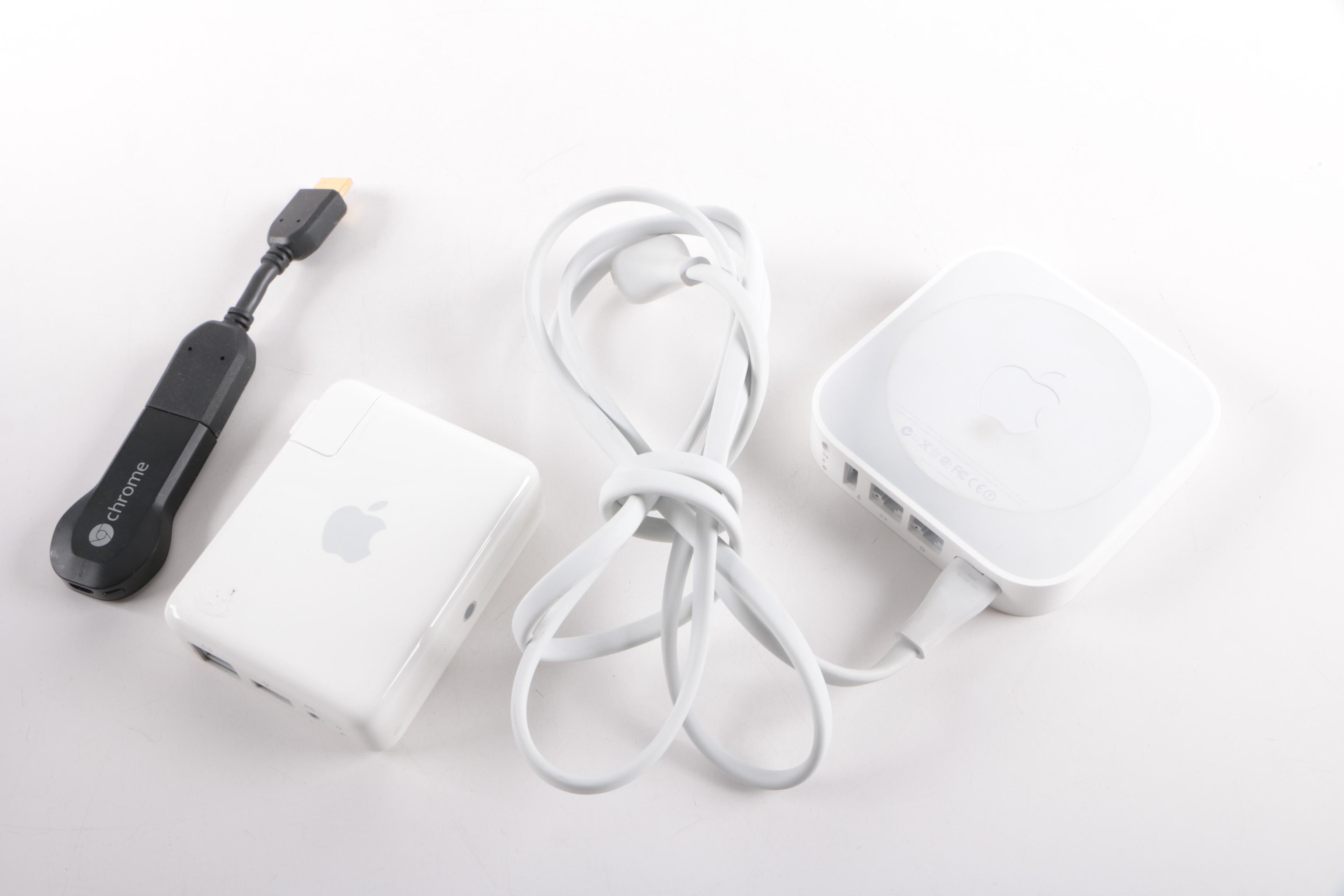 Apple AirPort and Apple TV Box