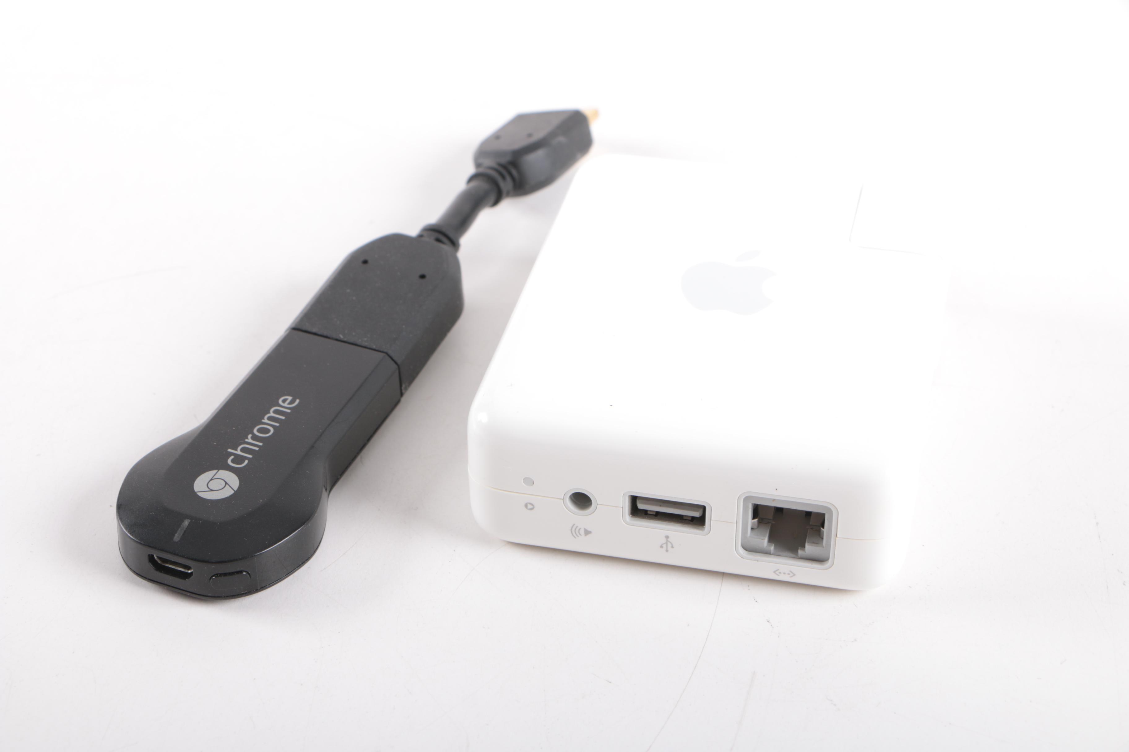 Apple AirPort and Apple TV Box