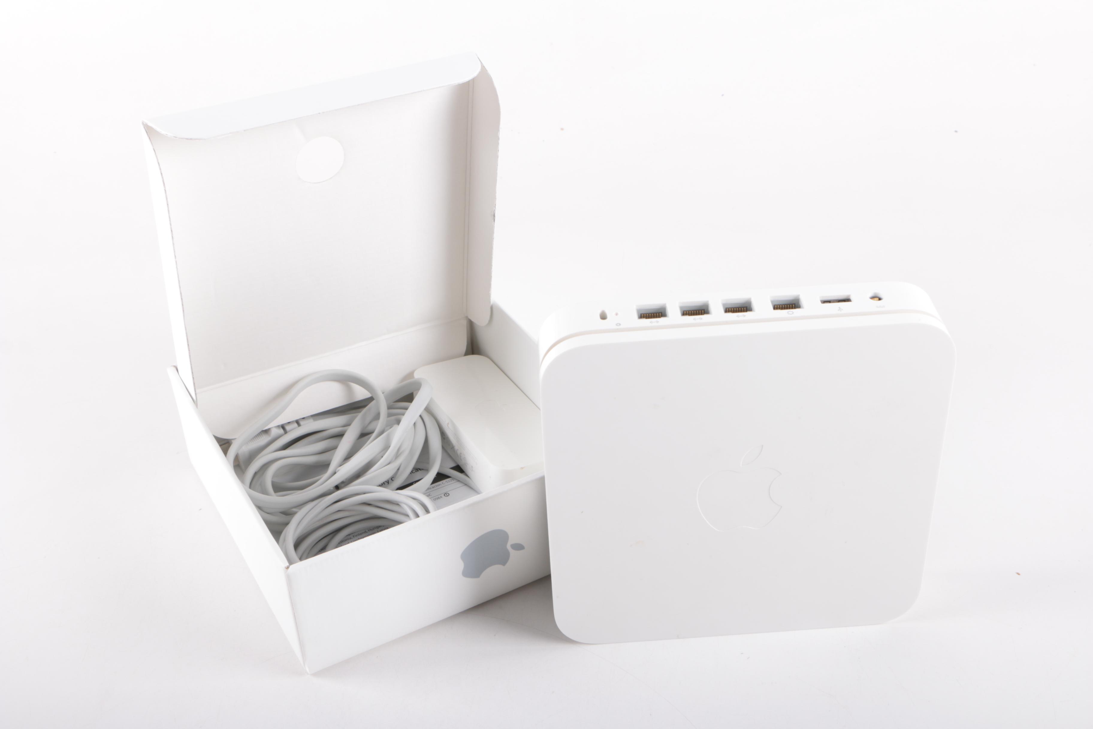 Apple AirPort and Apple TV Box
