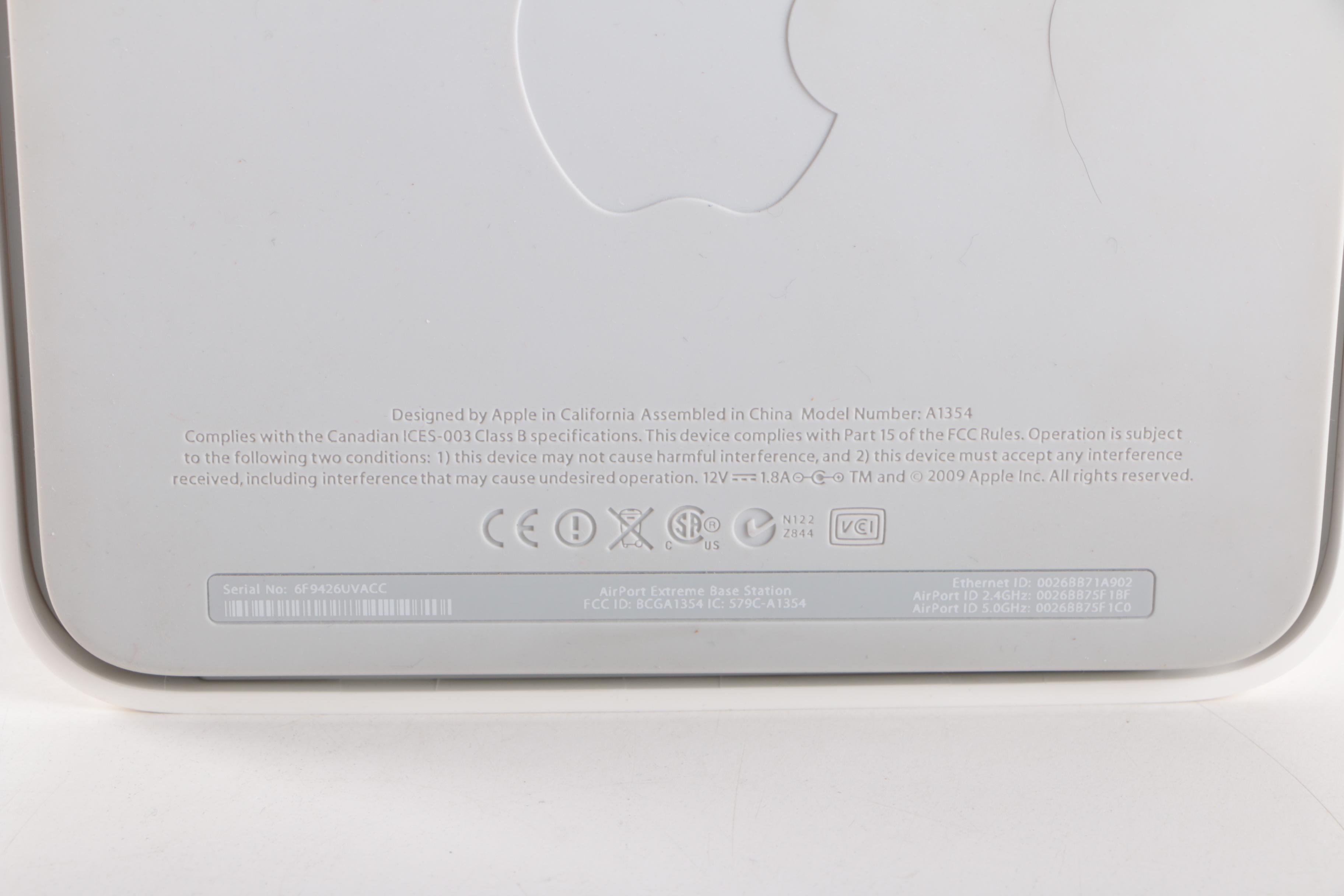 Apple AirPort and Apple TV Box