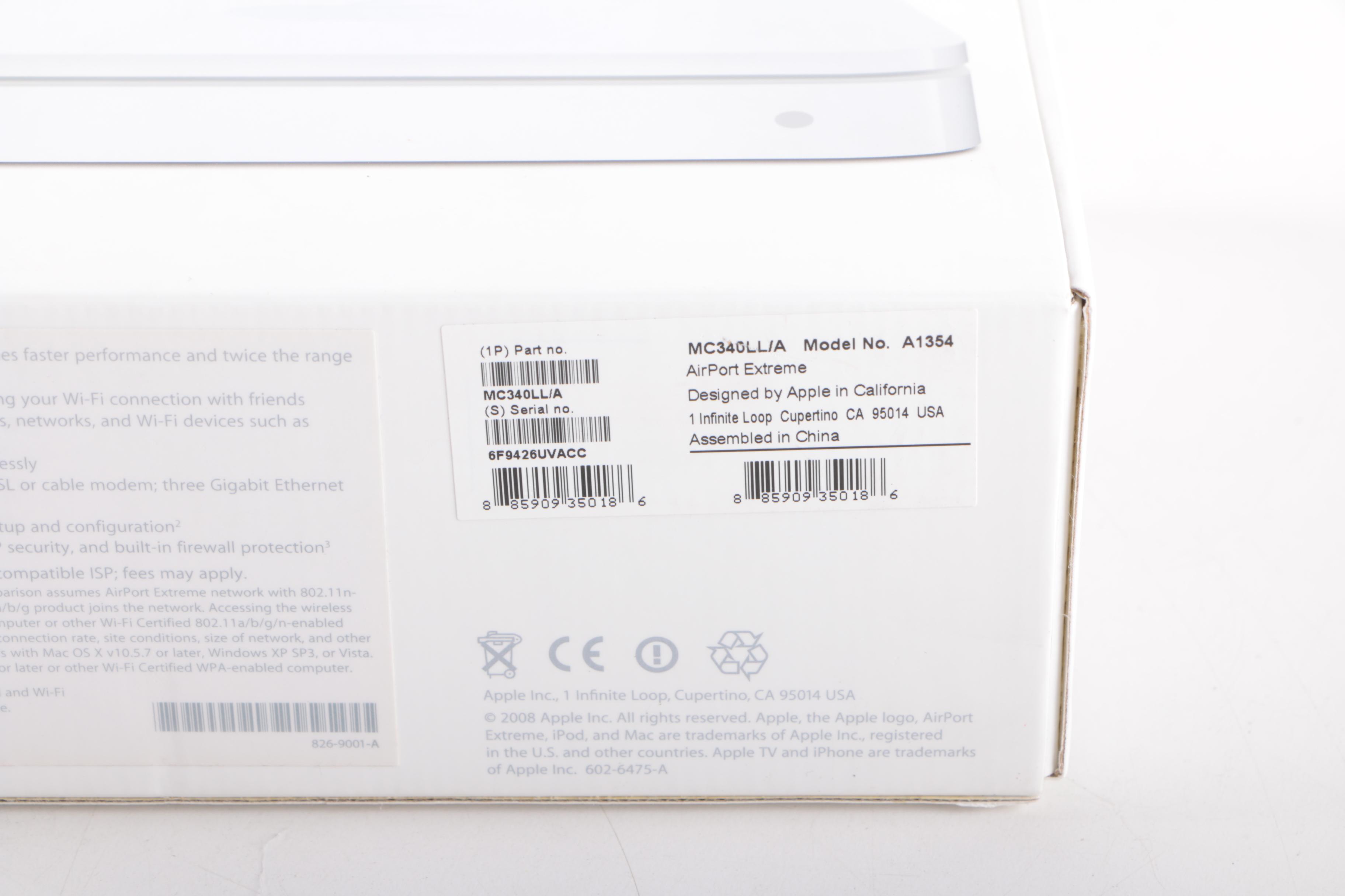 Apple AirPort and Apple TV Box