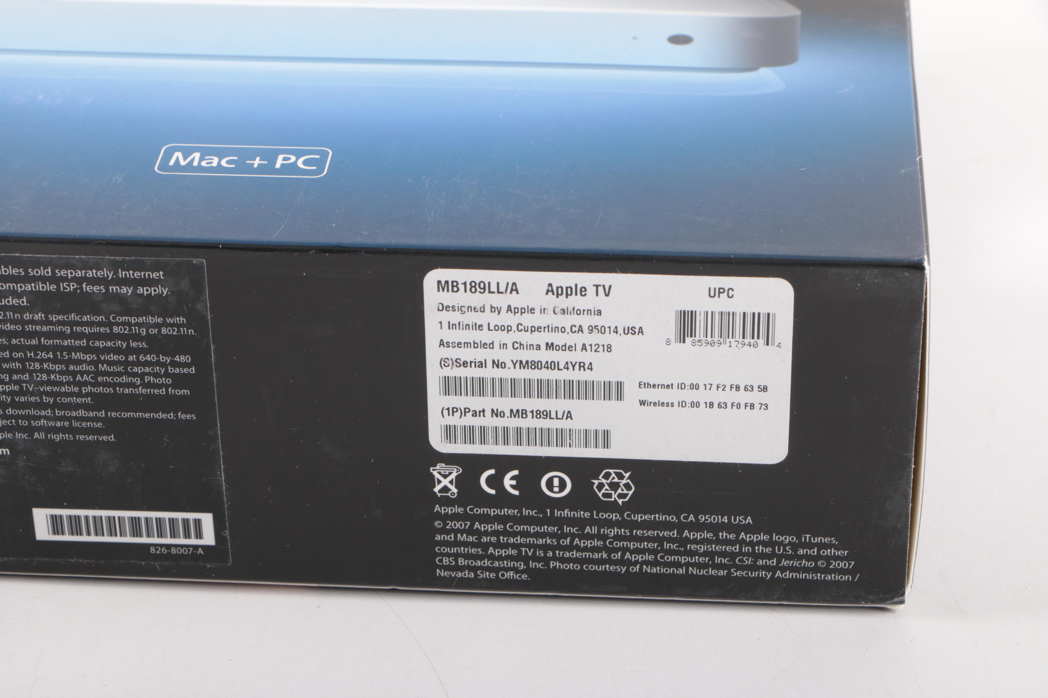 Apple AirPort and Apple TV Box