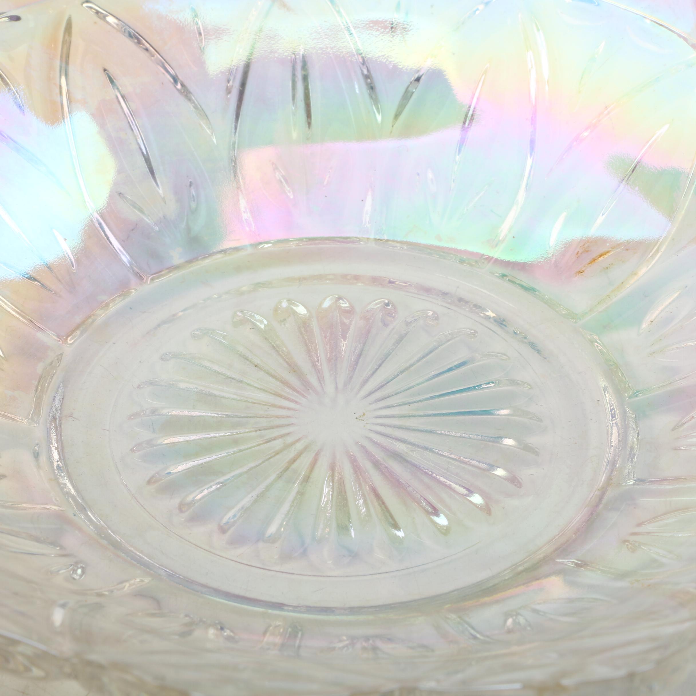 Vintage Glassware with Carnival and Depression