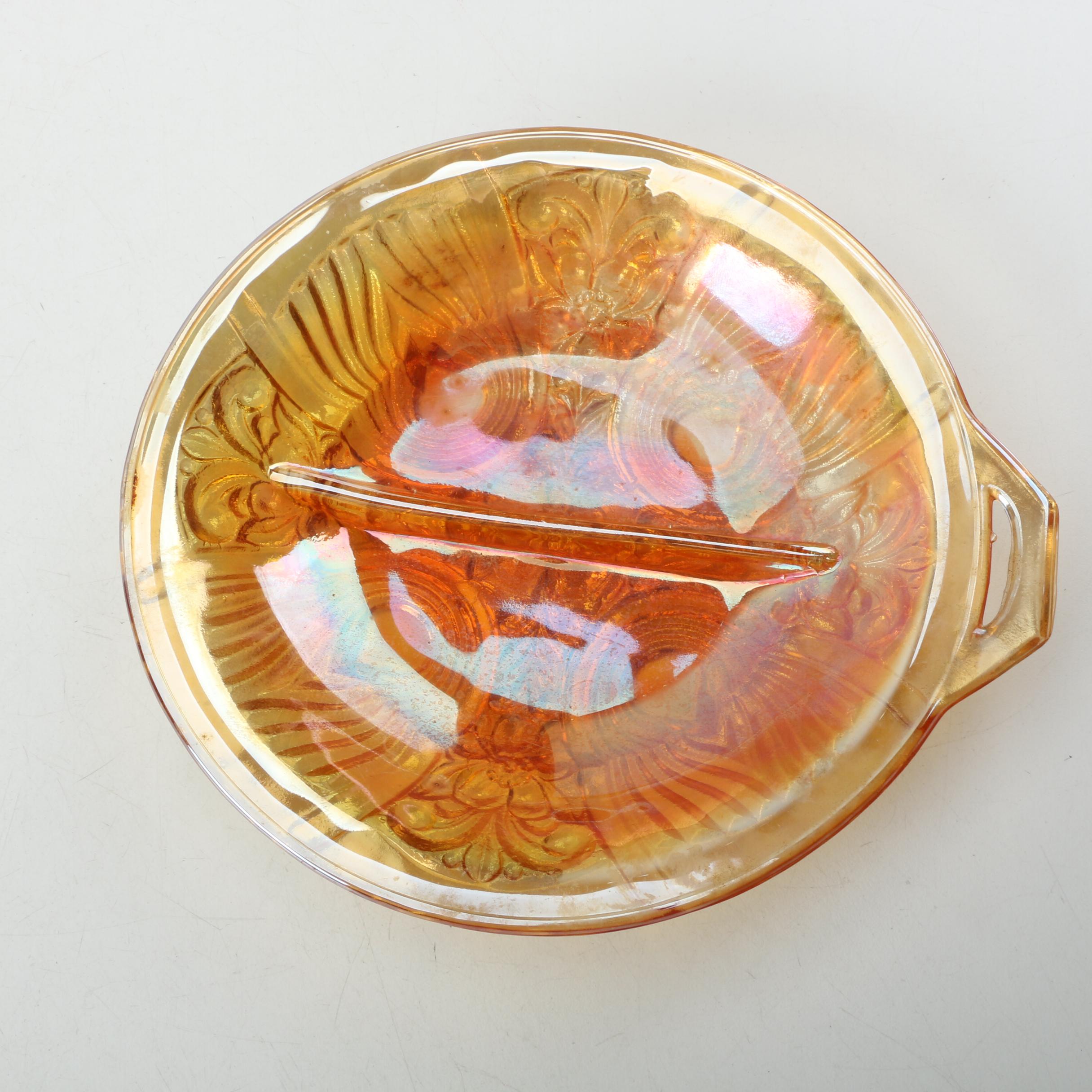 Vintage Glassware with Carnival and Depression