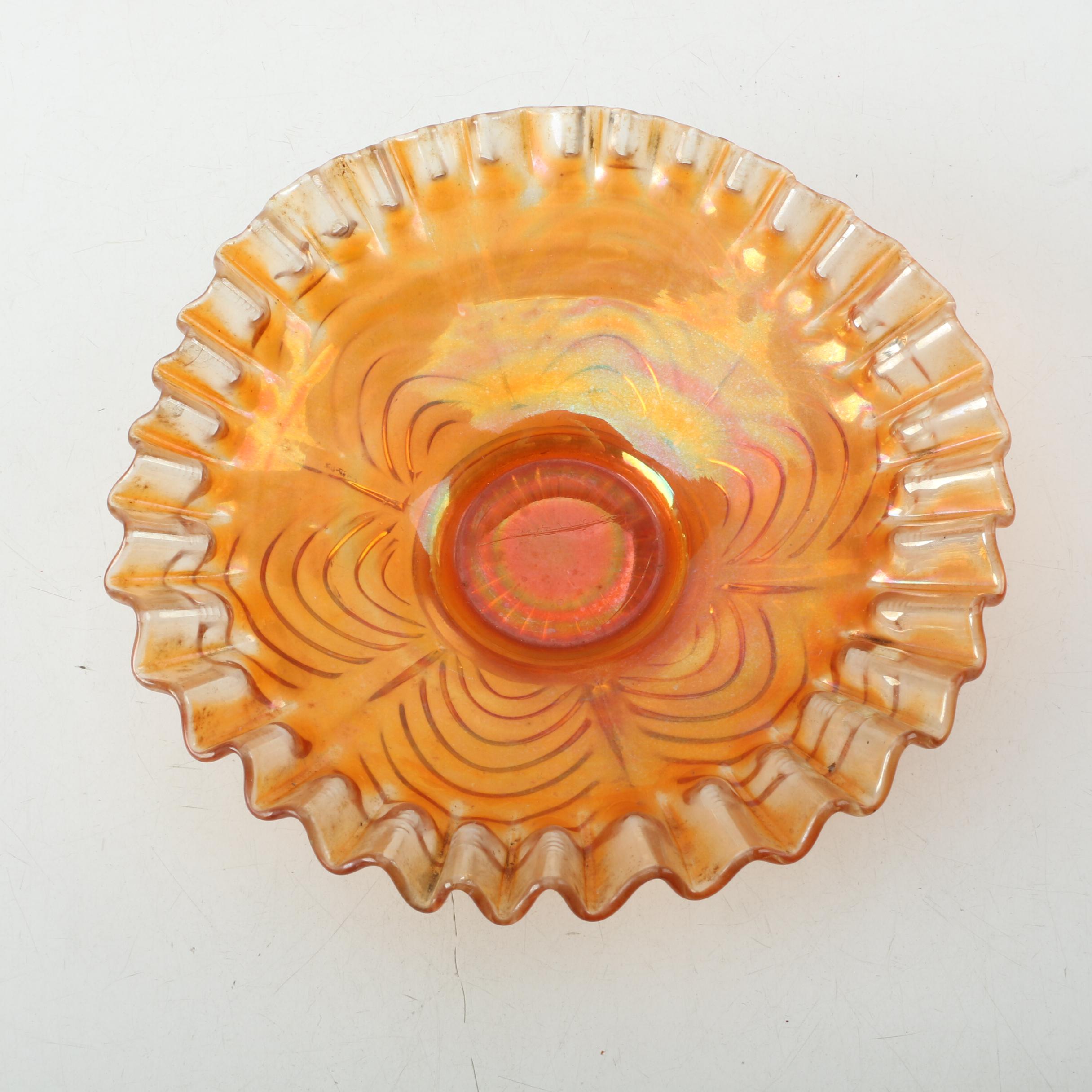 Vintage Glassware with Carnival and Depression