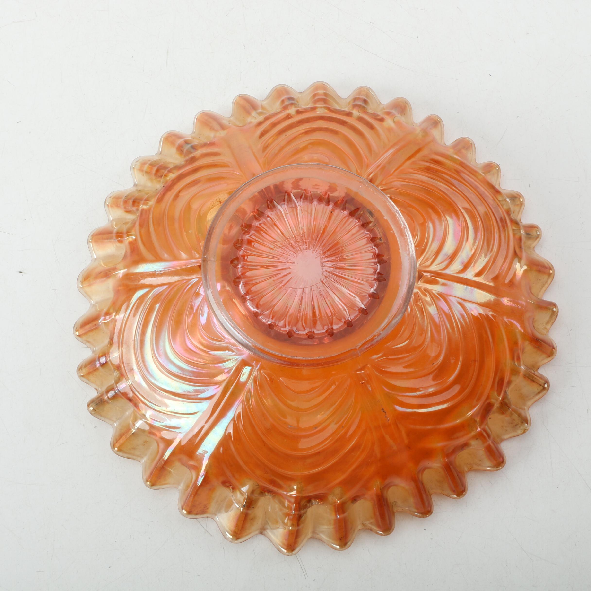 Vintage Glassware with Carnival and Depression