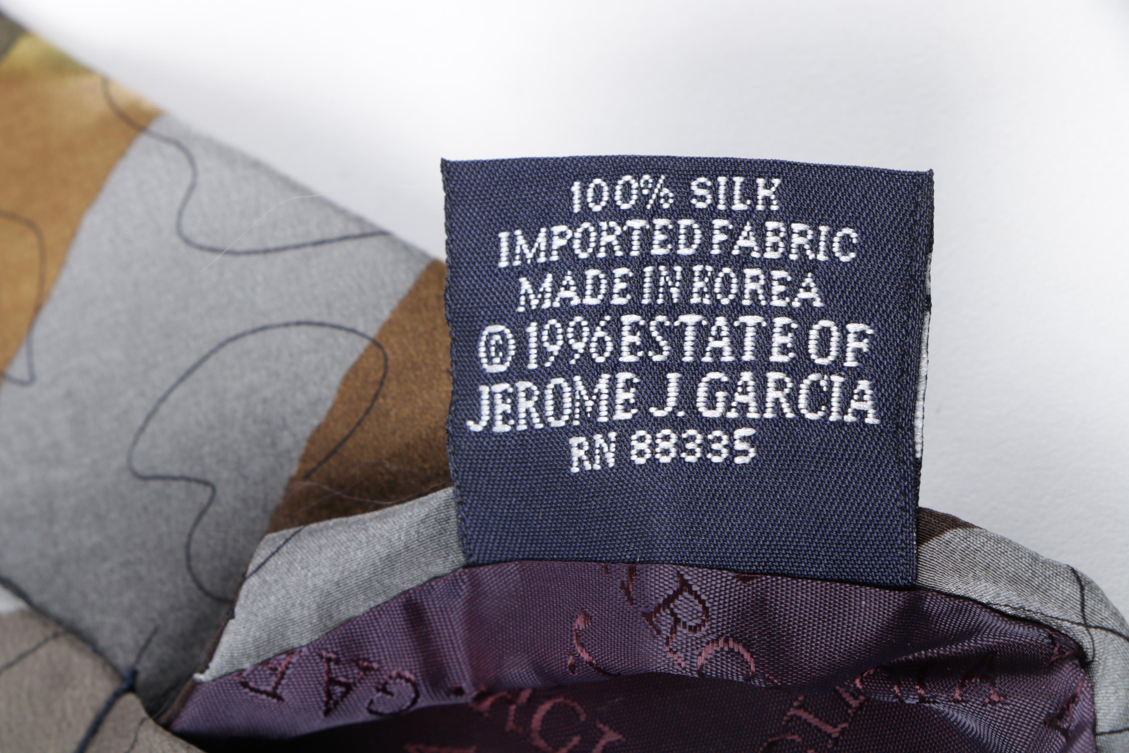 1996 J. Garcia South of the Border Collection Silk Necktie