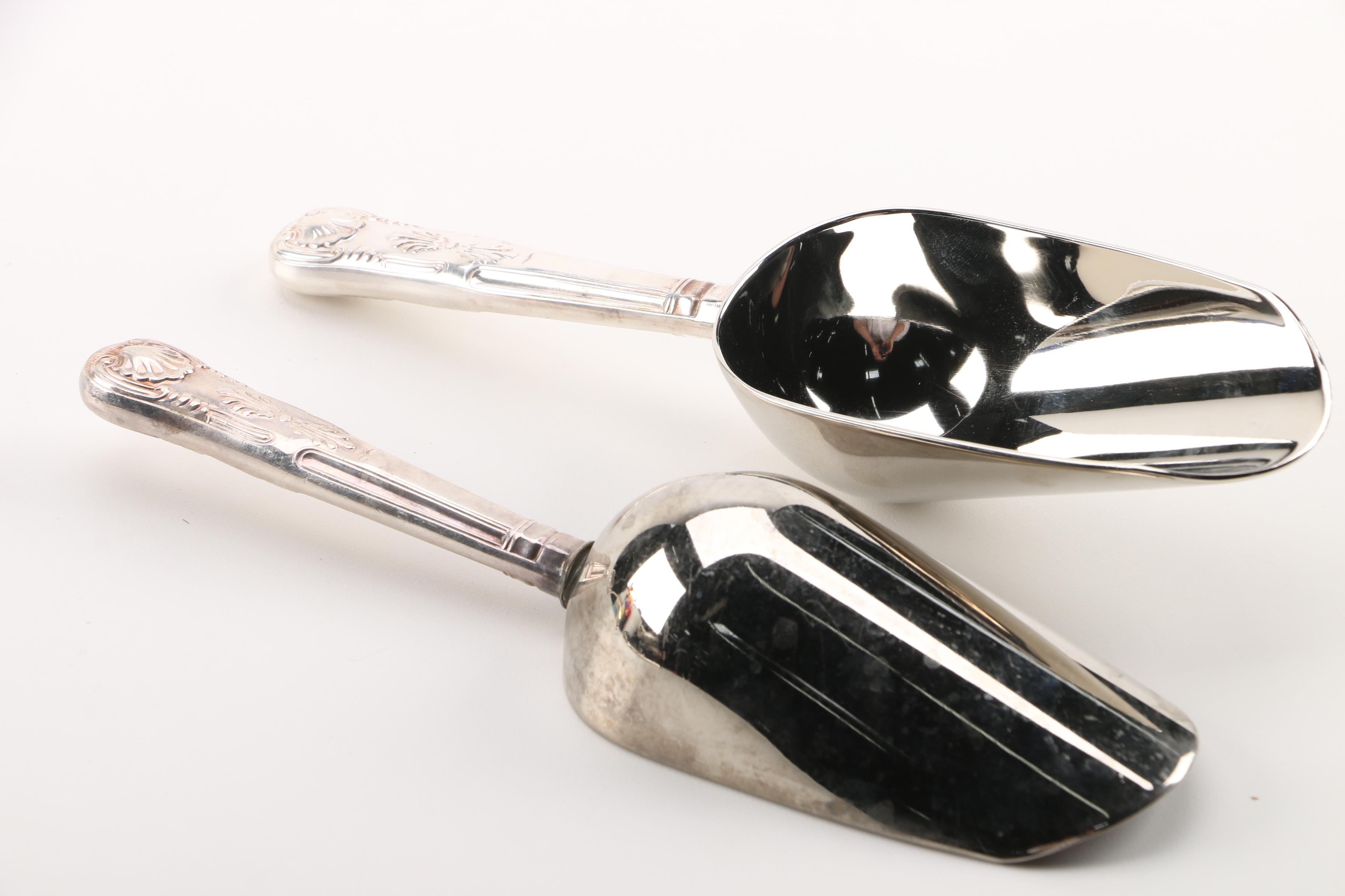 Selection of "Kings" Pattern Silver Plate Serving Utensil