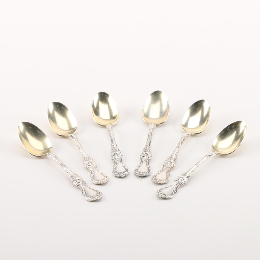 Collection of R. Wallace "Floral" Demitasse Spoons