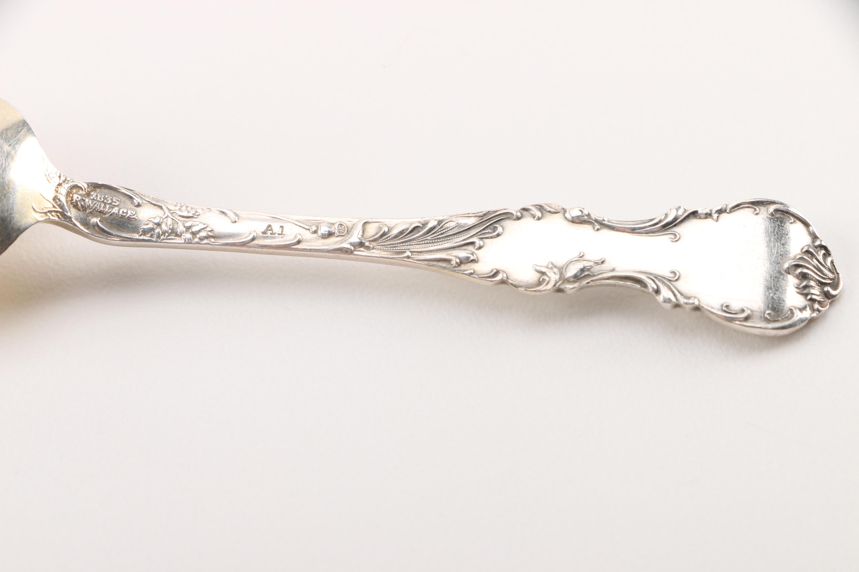 Collection of R. Wallace "Floral" Demitasse Spoons