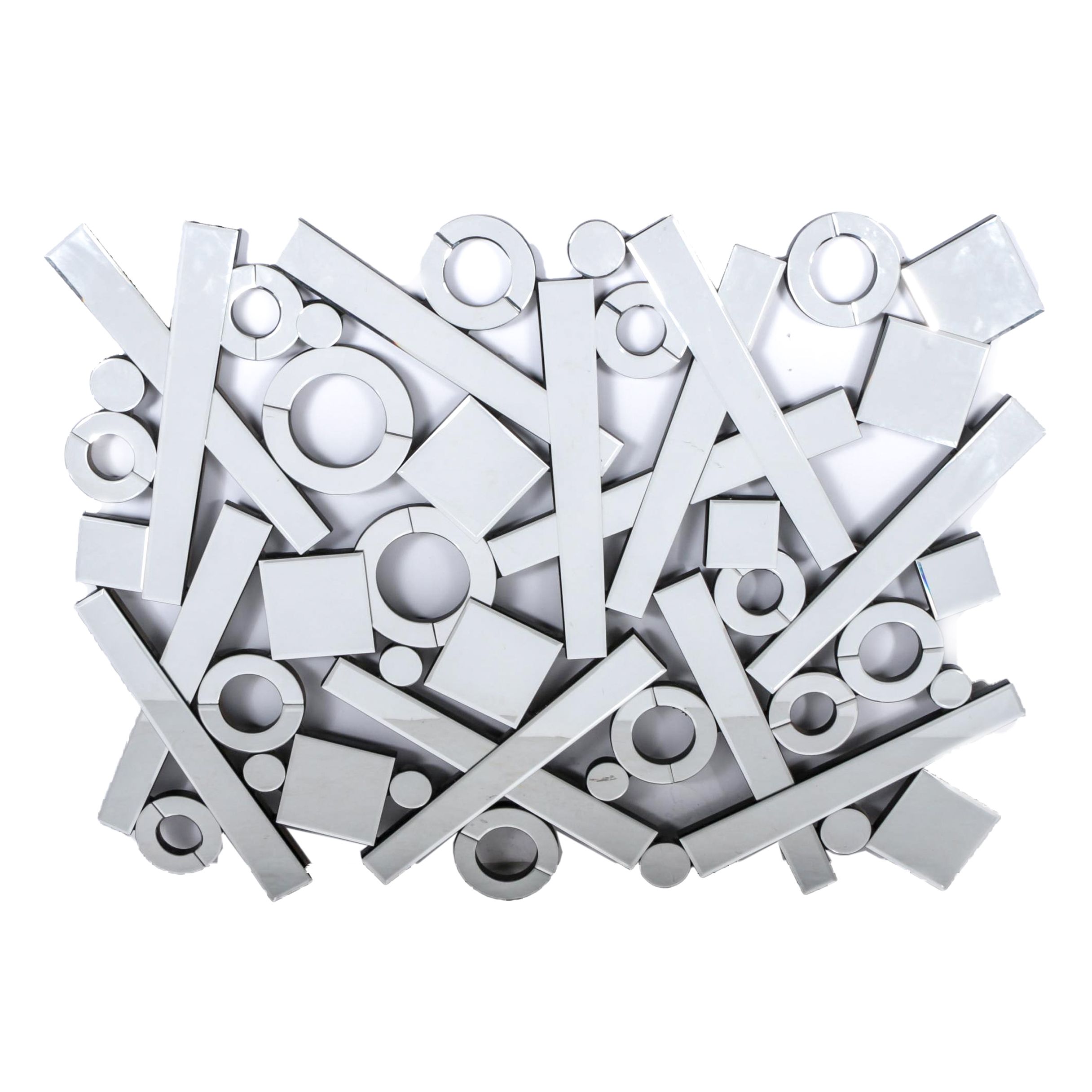 Abstract Mirrored Wall Hanging