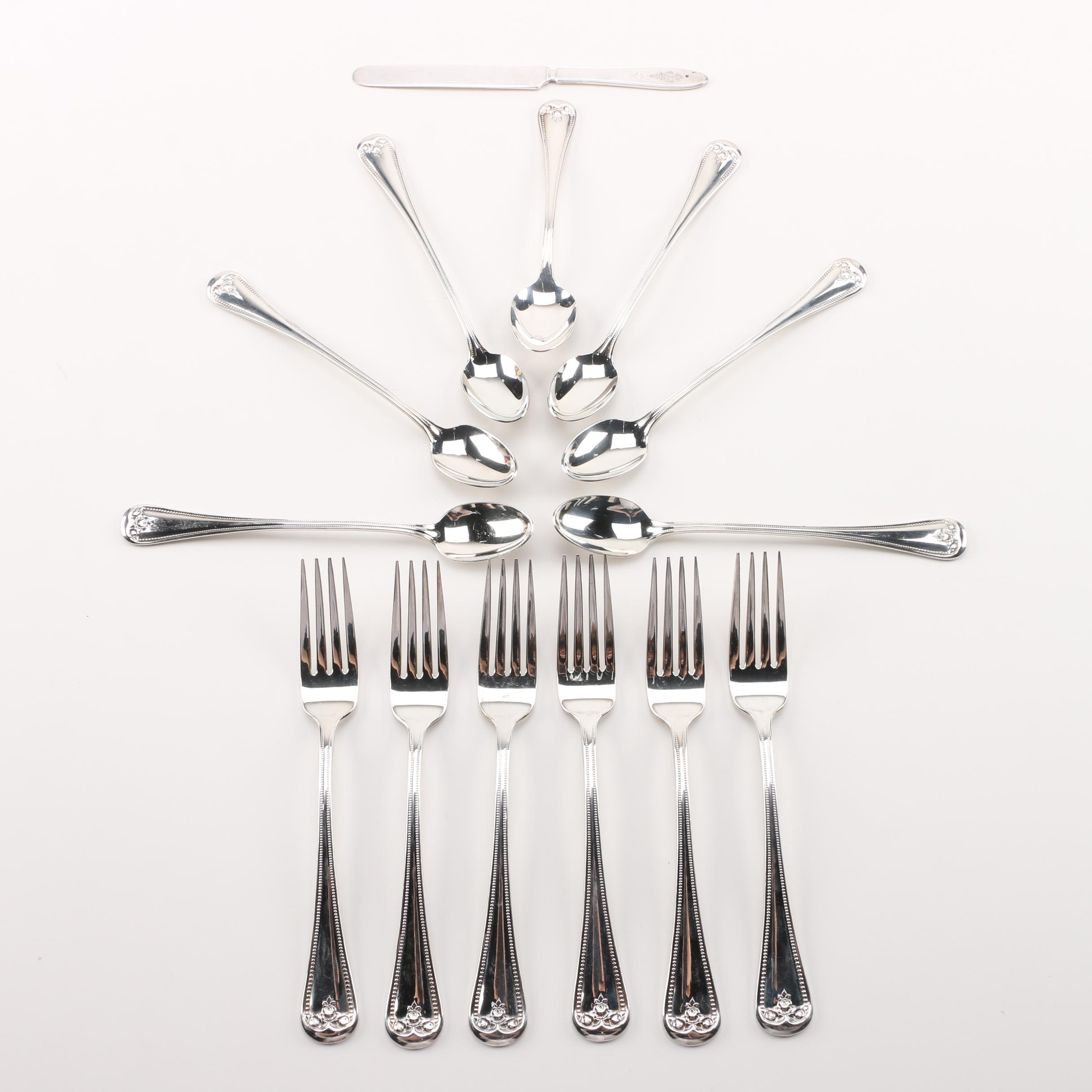 1847 Rogers Bros. Silver Plate Flatware and Dinner Knife