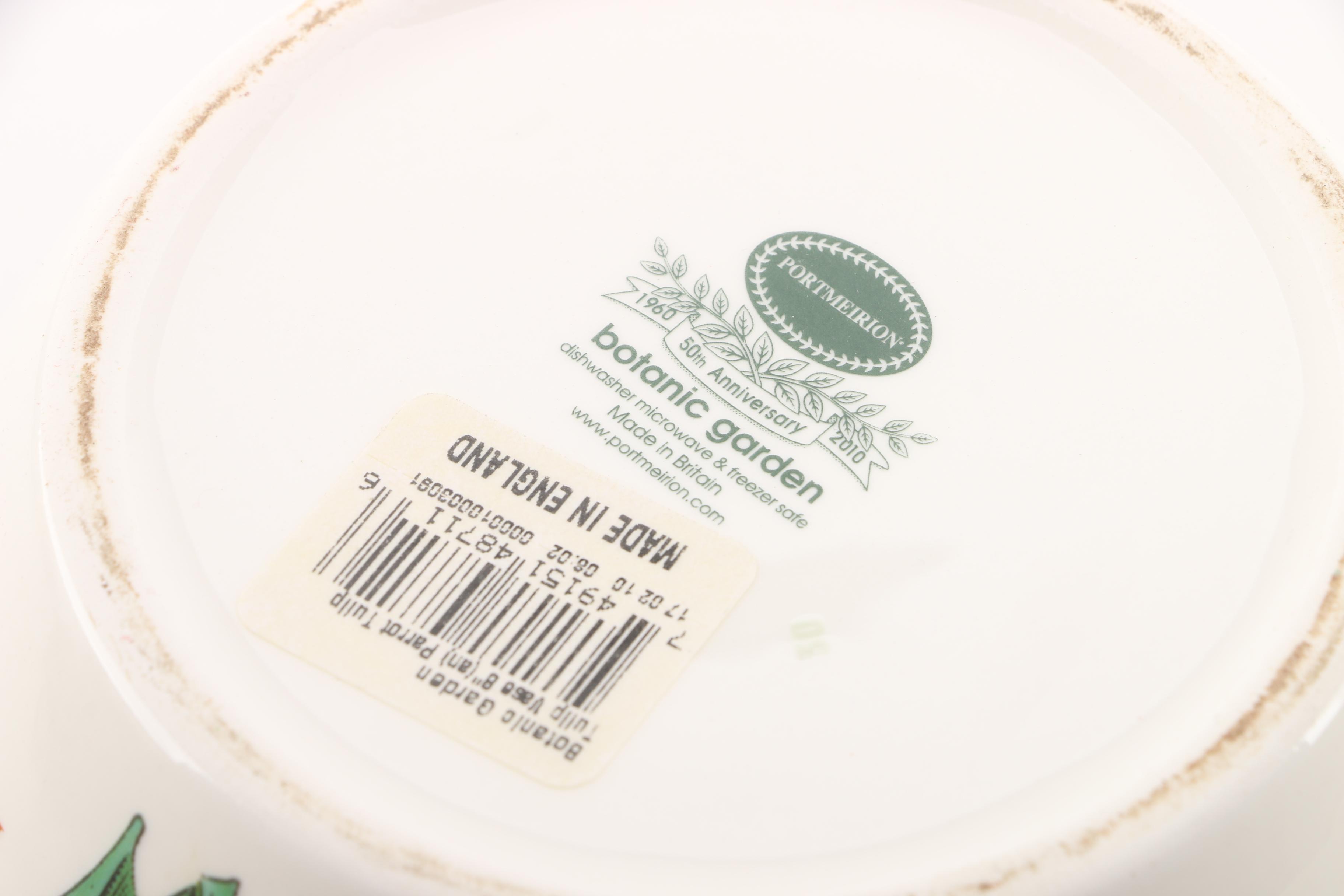 Portmeirion The Botanic Garden Tulip Vase and Vintage Vase