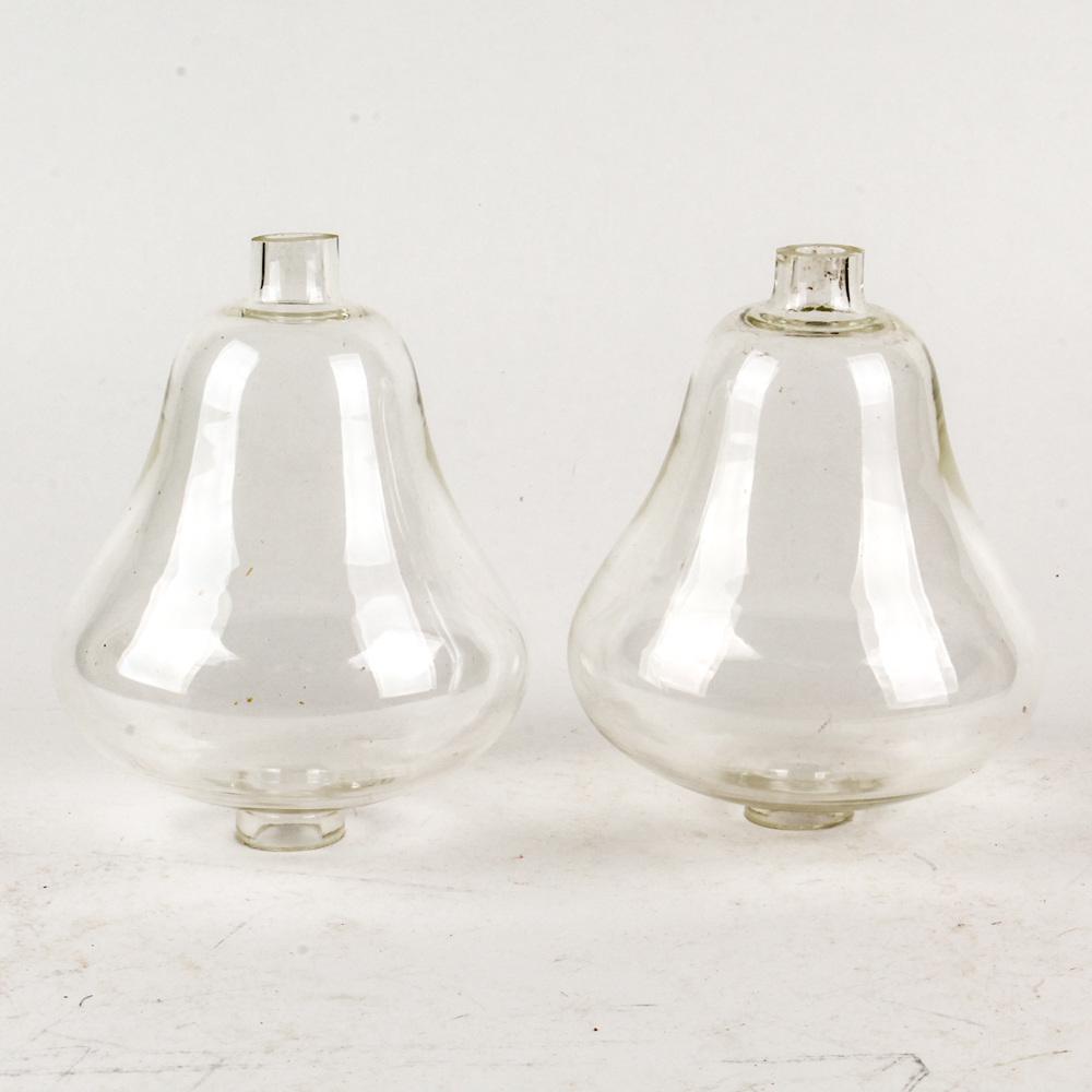 Antique Glass Oil Lamp Parts