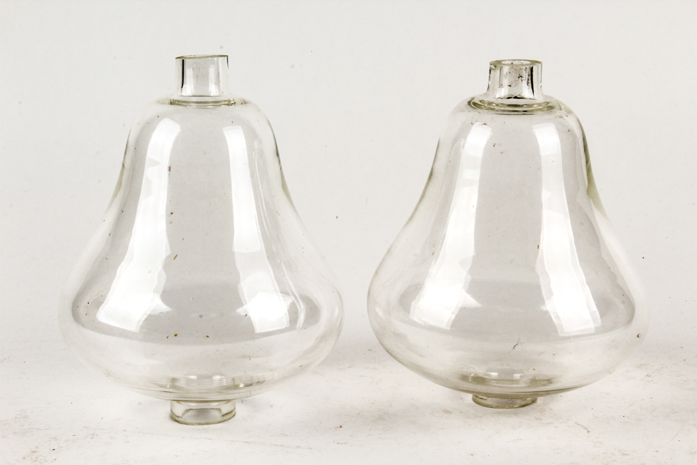 Antique Glass Oil Lamp Parts