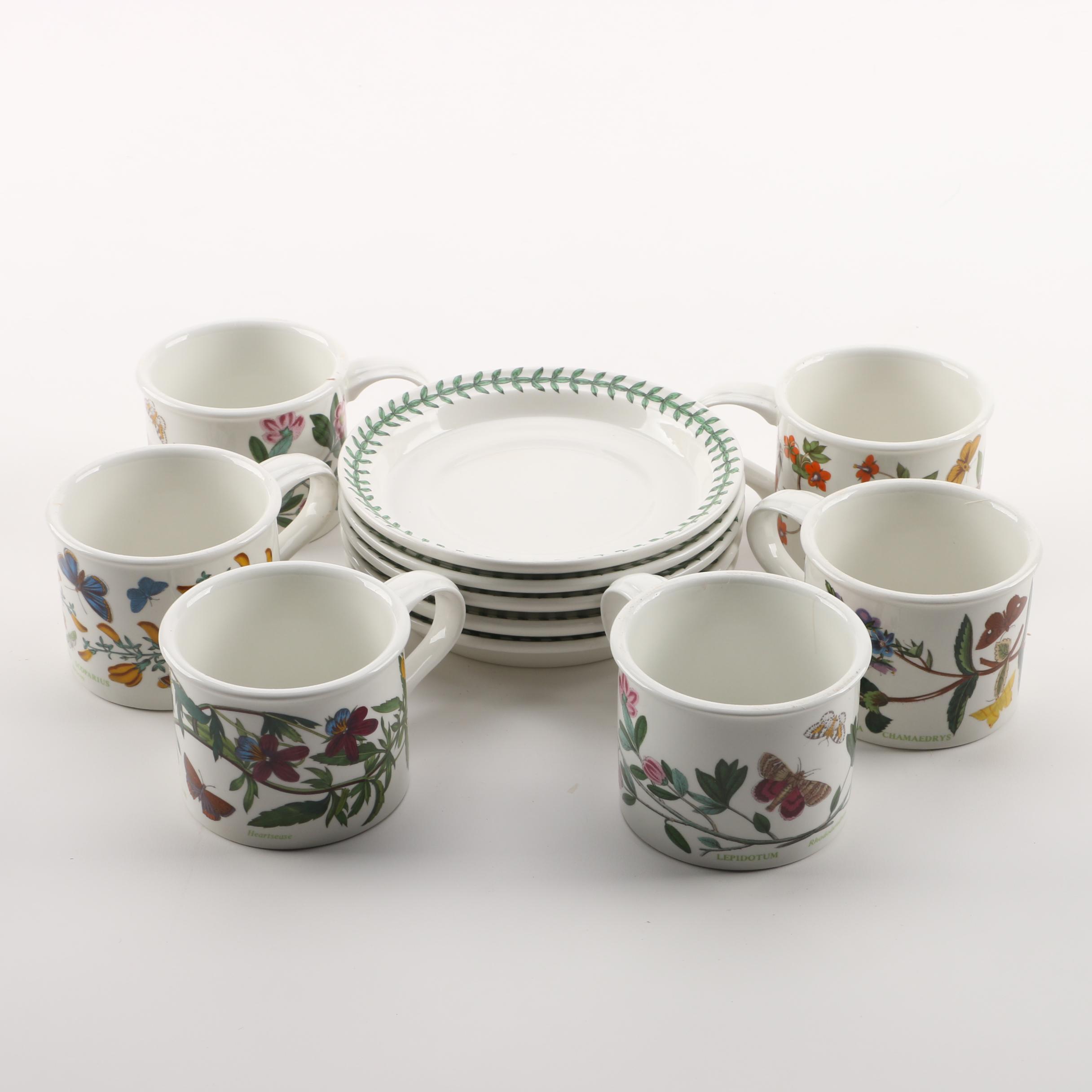 Portmeirion "Botanic Garden" Cups and Saucers