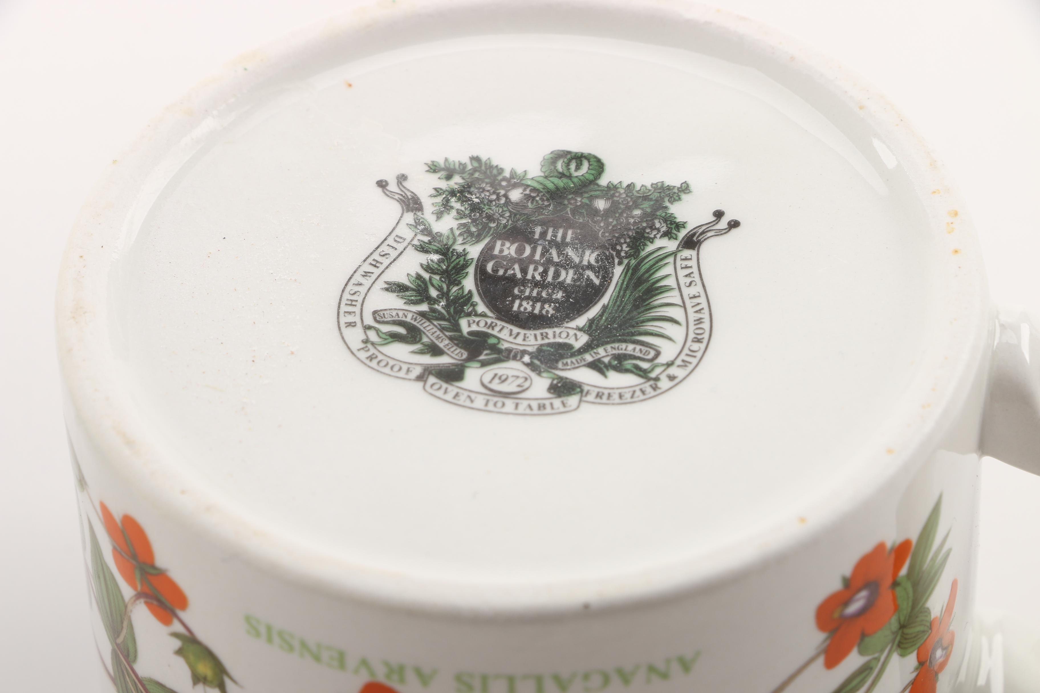 Portmeirion "Botanic Garden" Cups and Saucers