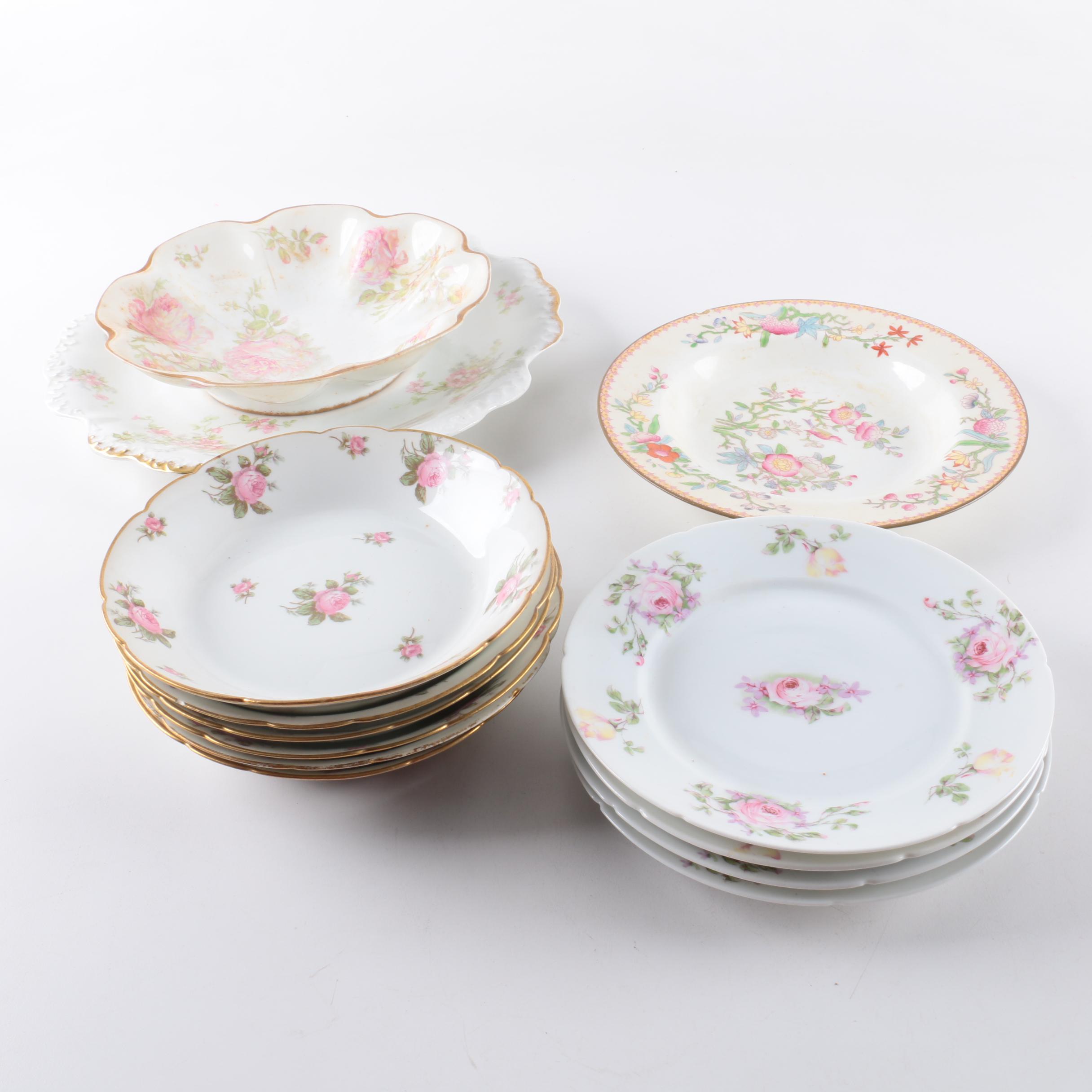 Antique and Vintage Porcelain Tableware Including Royal Doulton ca. 1901-22