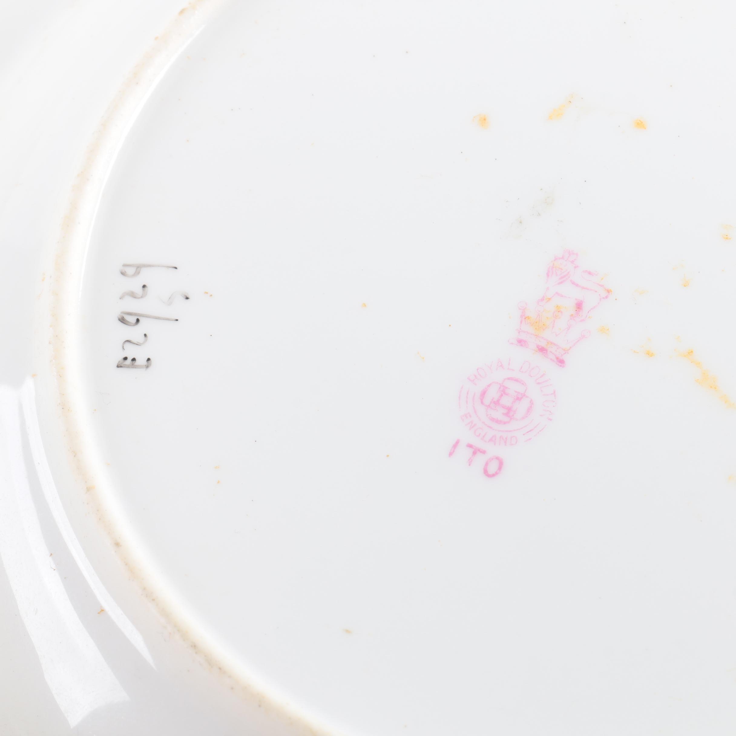 Antique and Vintage Porcelain Tableware Including Royal Doulton ca. 1901-22