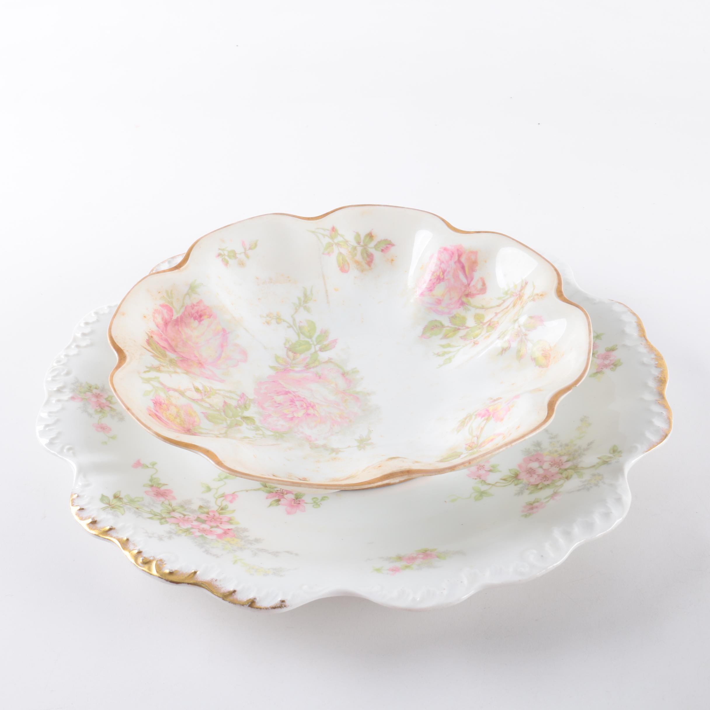 Antique and Vintage Porcelain Tableware Including Royal Doulton ca. 1901-22