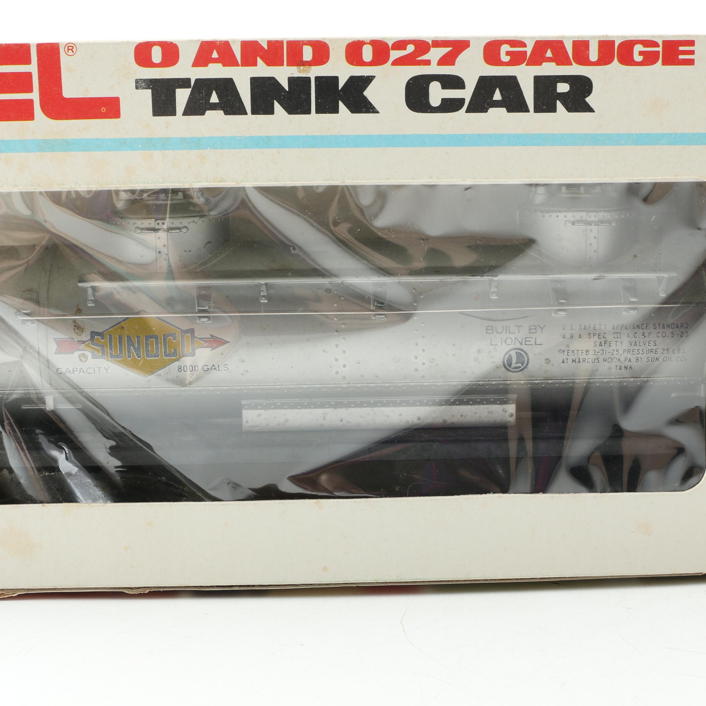 Lionel Train Cars Including Gulf Two-Dome Tank Car