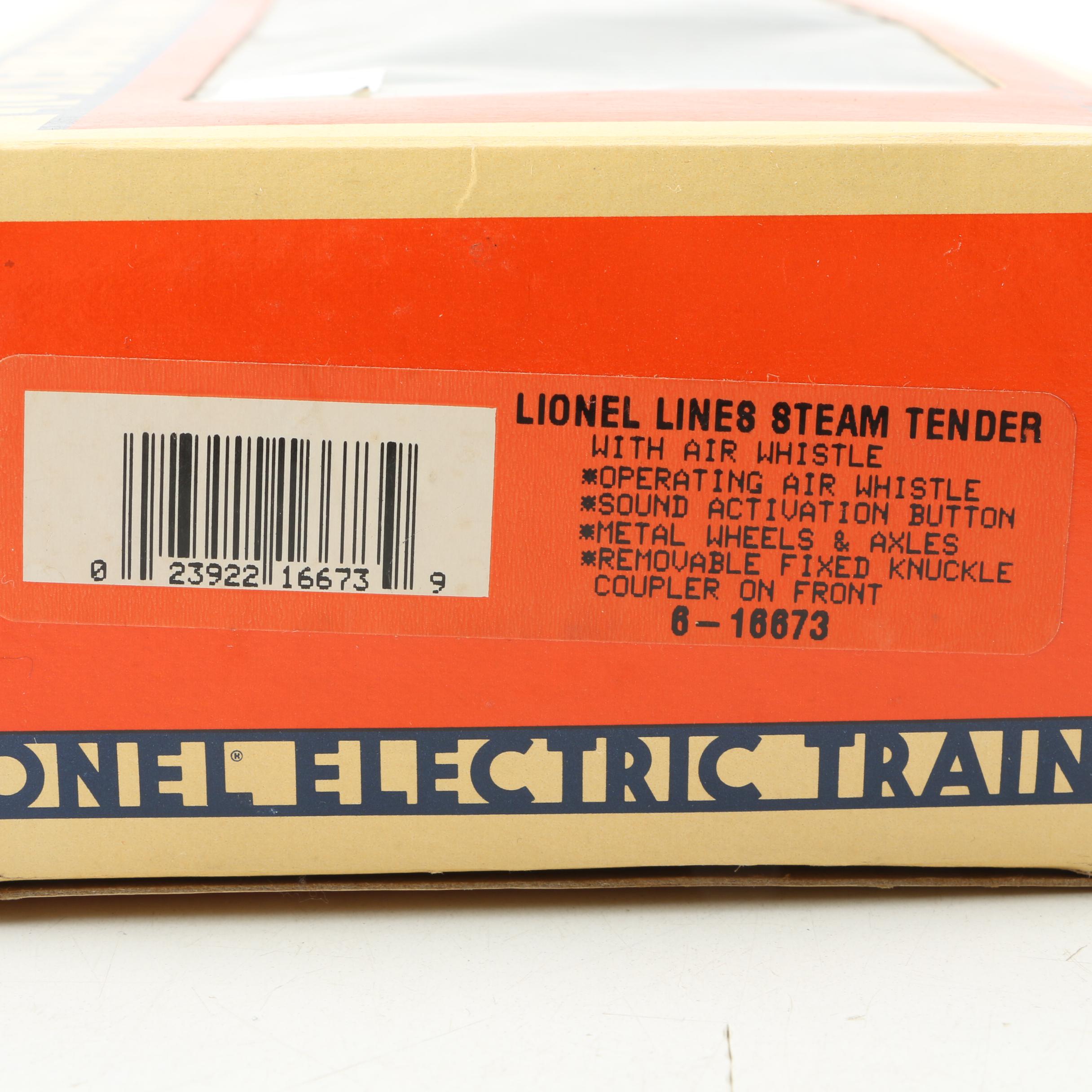 Lionel Train Cars Including Gulf Two-Dome Tank Car