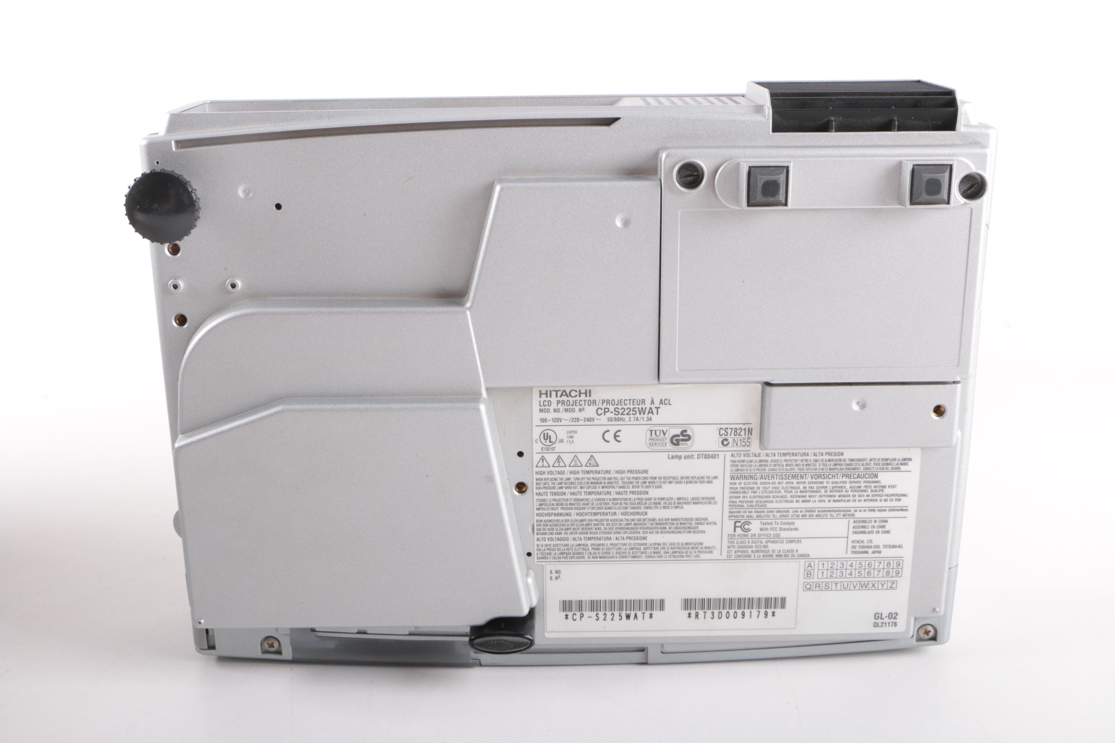 Hitachi CP-S225 Projector