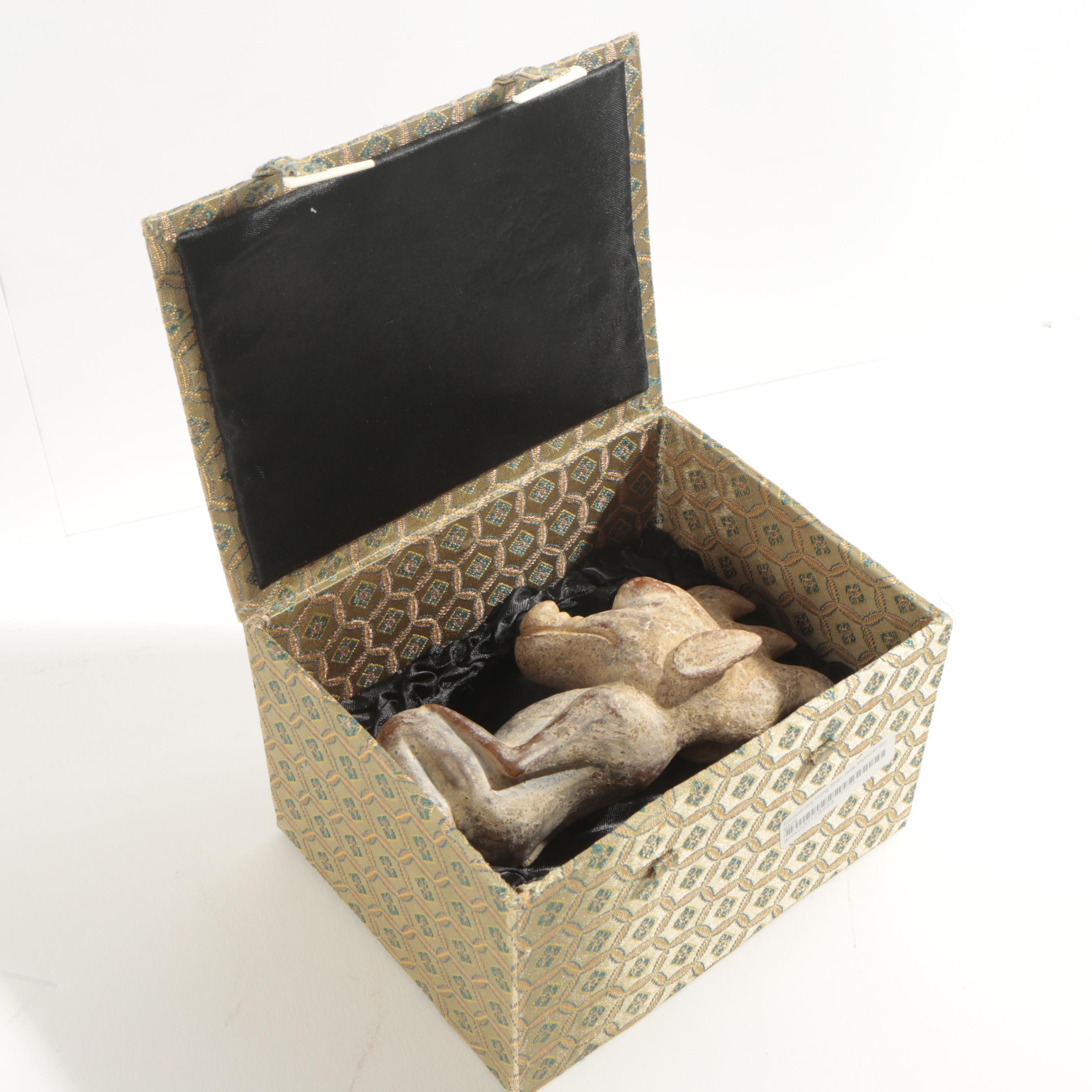 Archaistic Hongshan Style Mythical Serpentine Figure