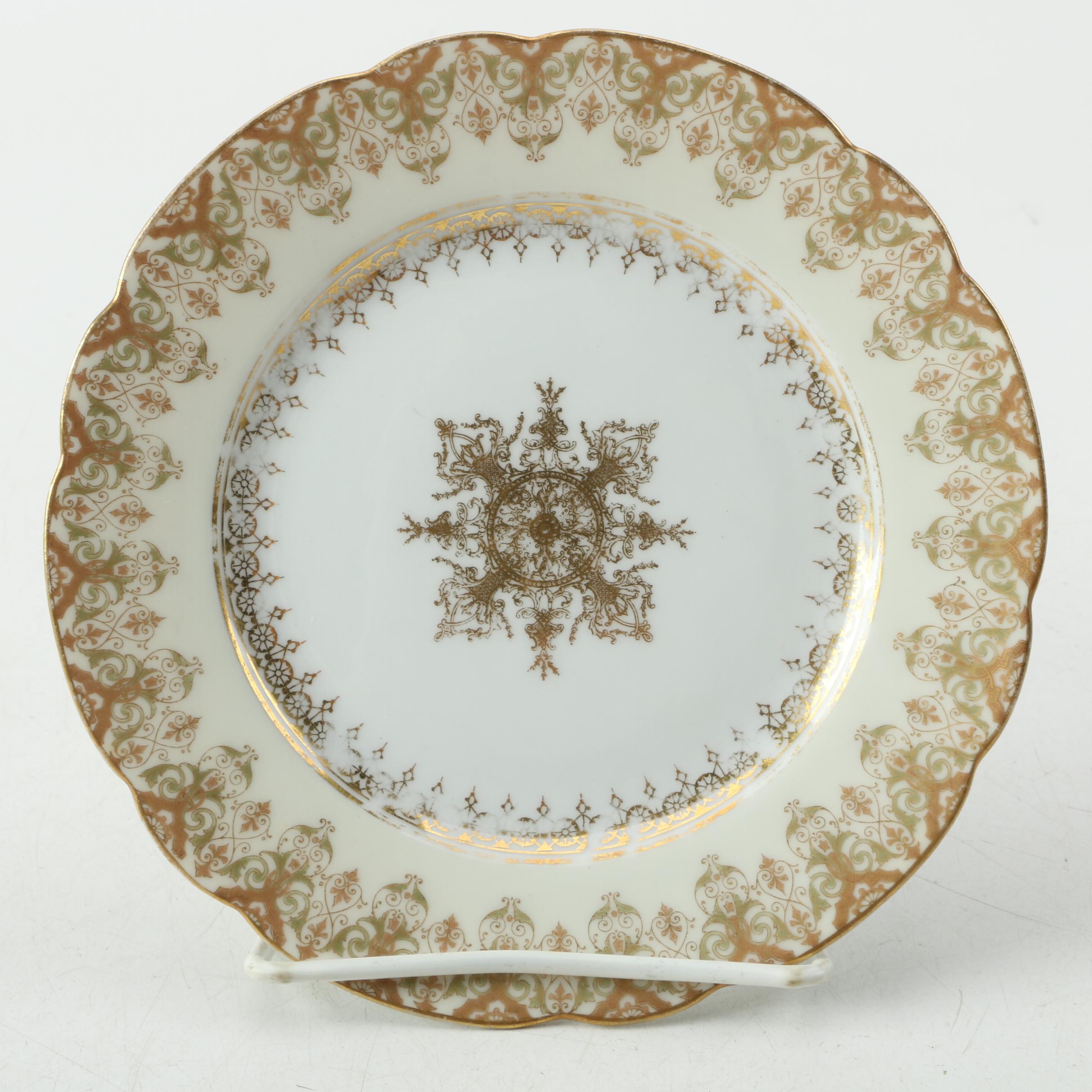 Charles Ahrenfeldt Limoges Bread and Butter Plates