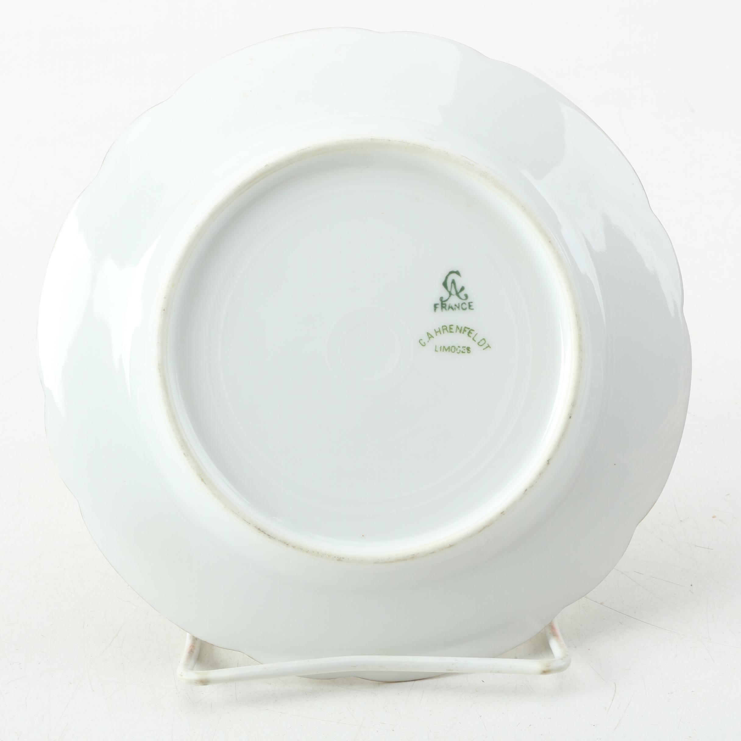 Charles Ahrenfeldt Limoges Bread and Butter Plates