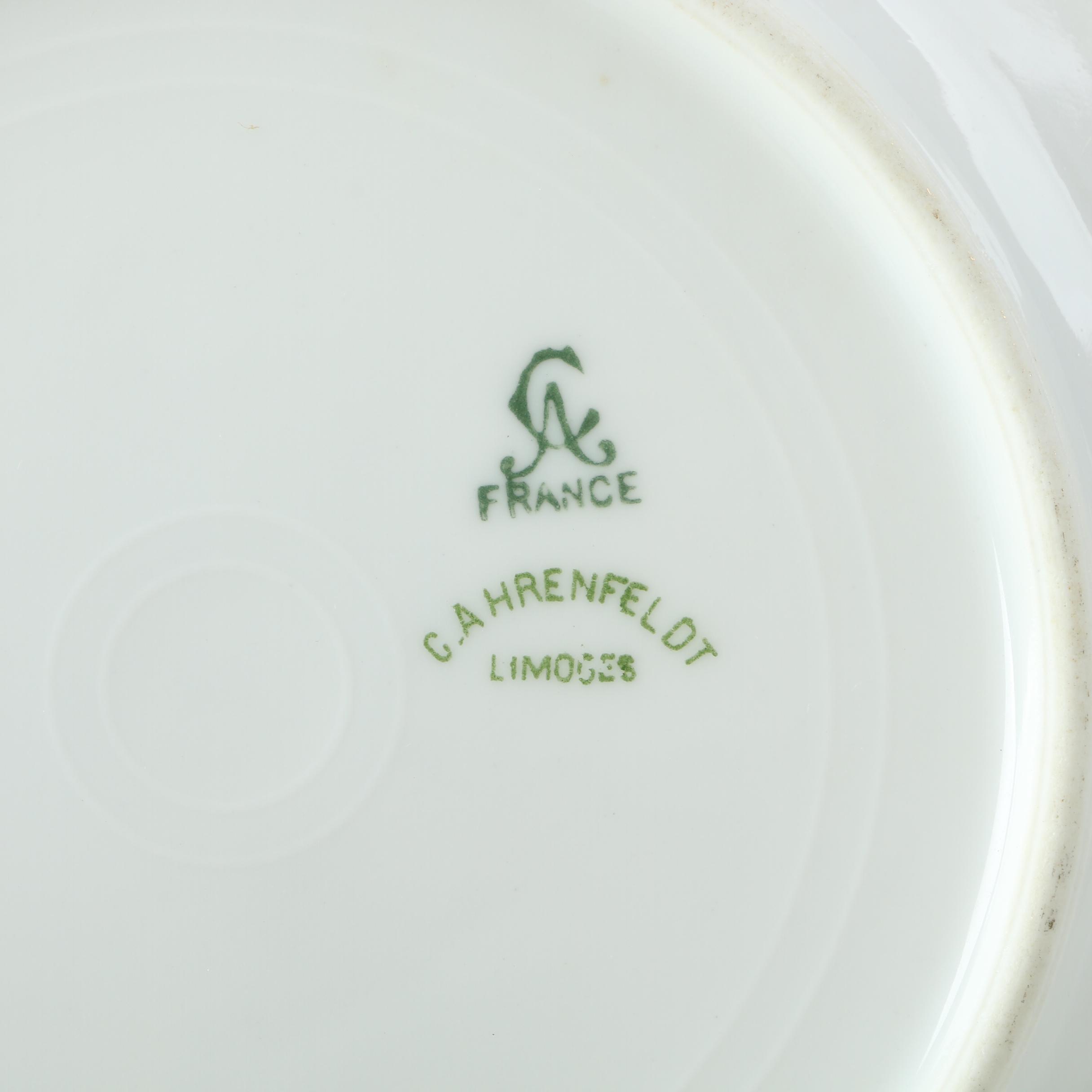 Charles Ahrenfeldt Limoges Bread and Butter Plates