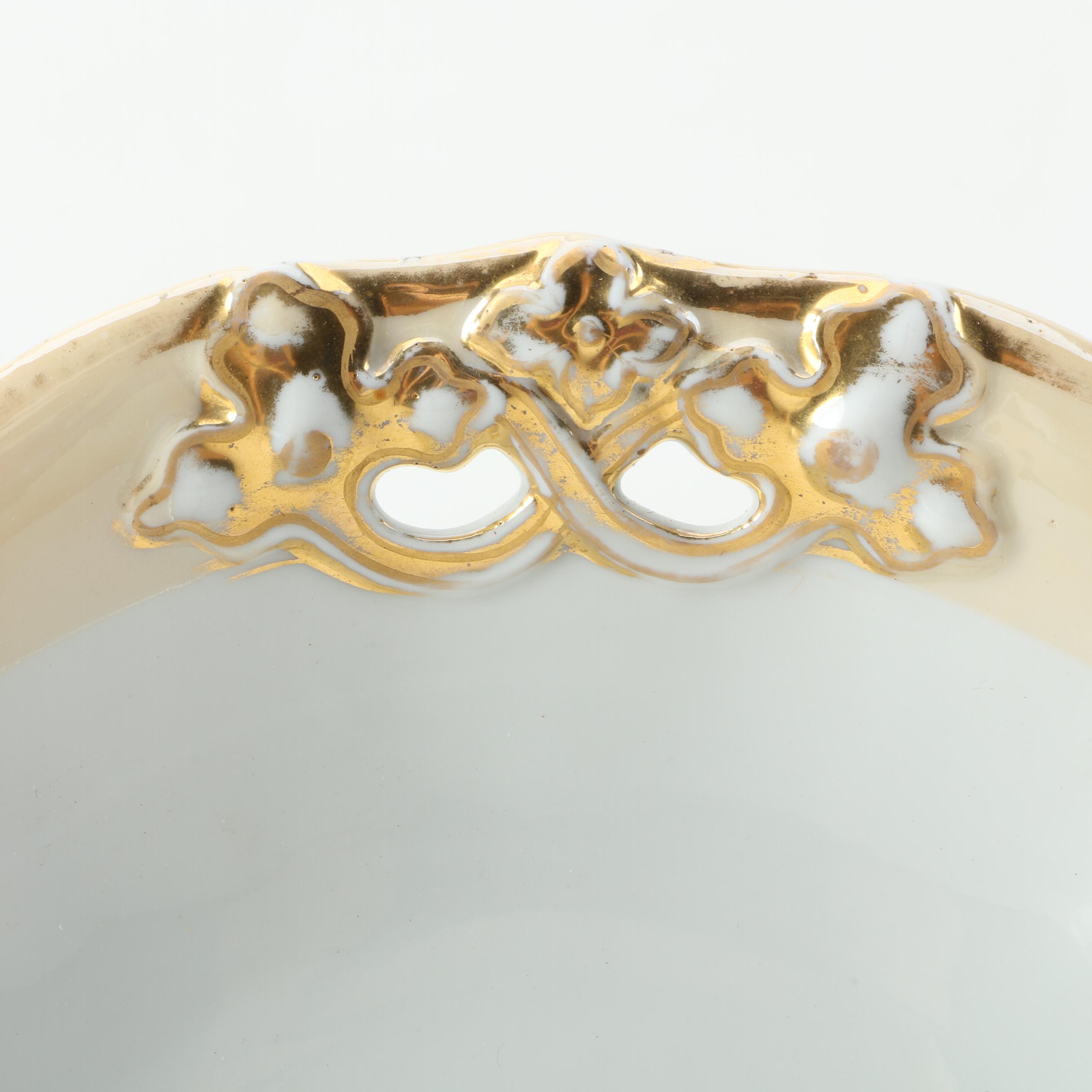 Pair of Antique KPM Porcelain Bowls with Classical Figures