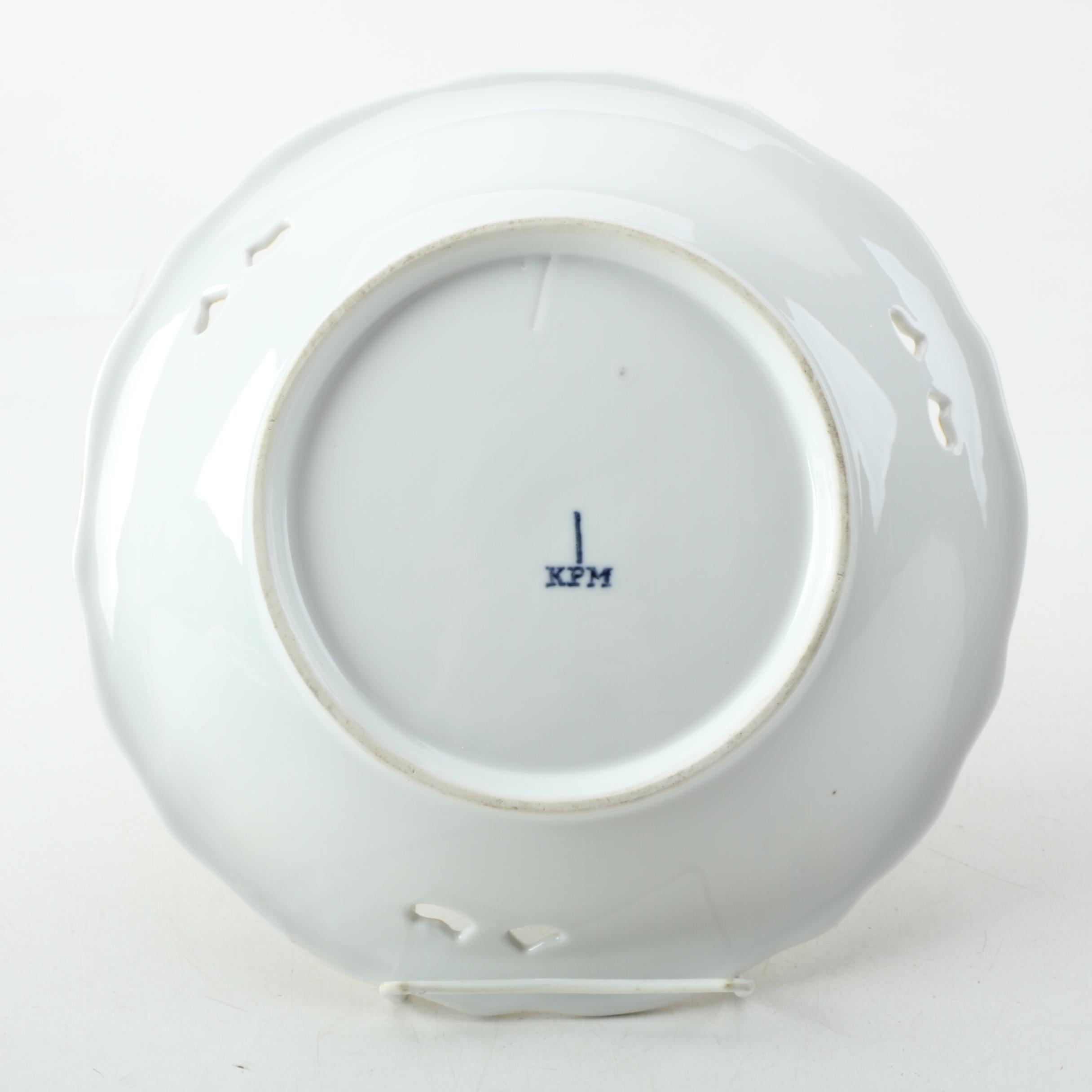 Pair of Antique KPM Porcelain Bowls with Classical Figures