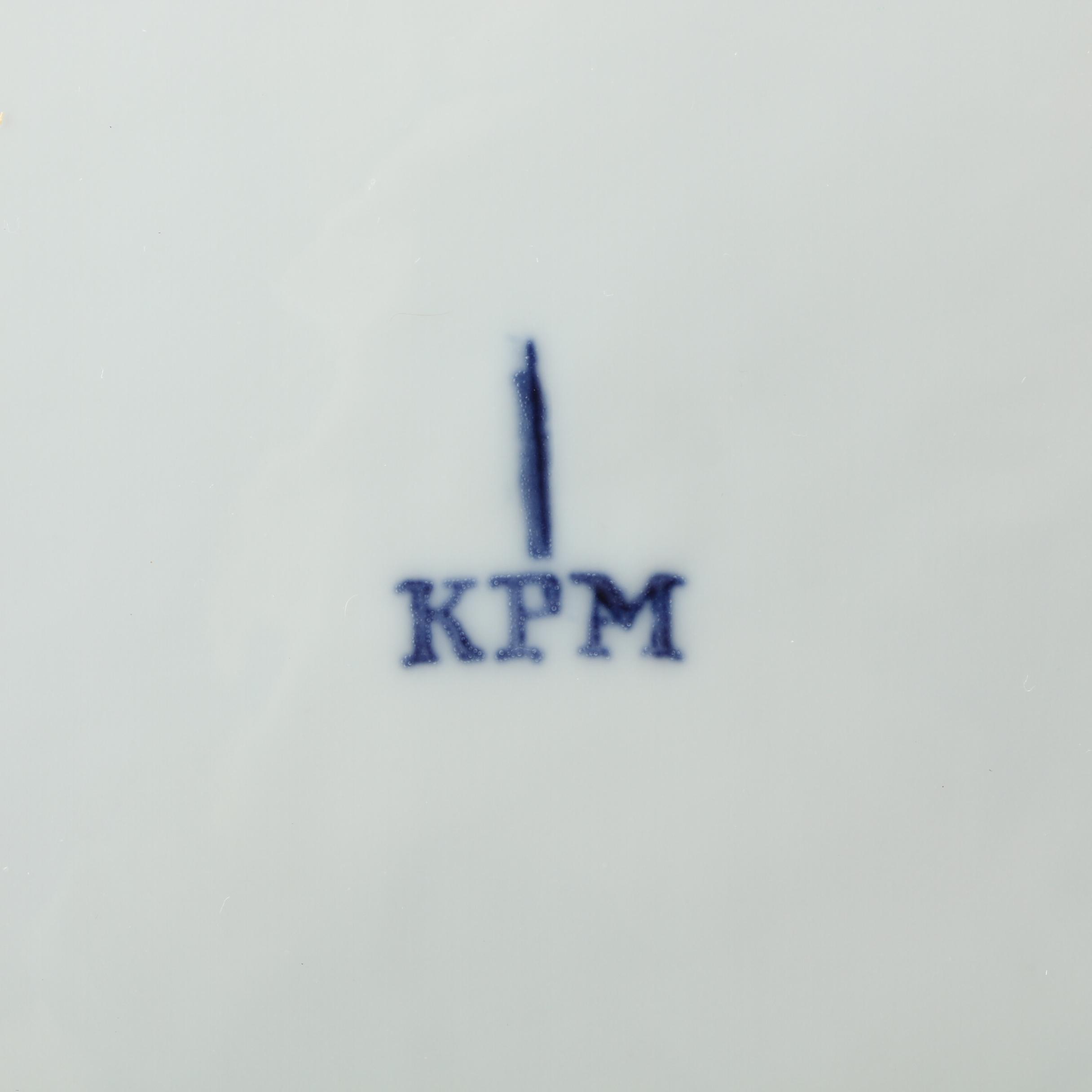 Pair of Antique KPM Porcelain Bowls with Classical Figures