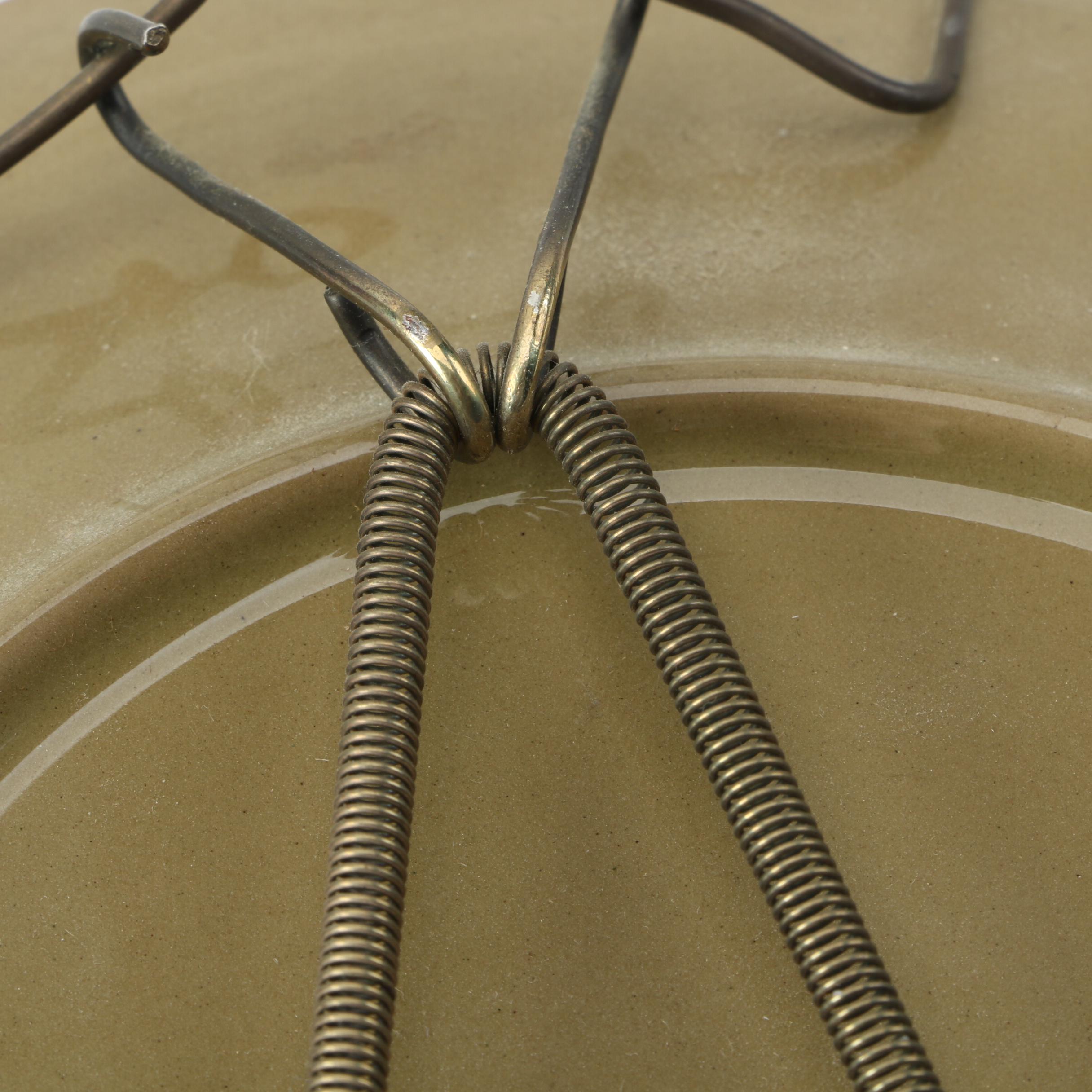 Pair of Antique Hand-Painted Buffalo Pottery Deldare Plates