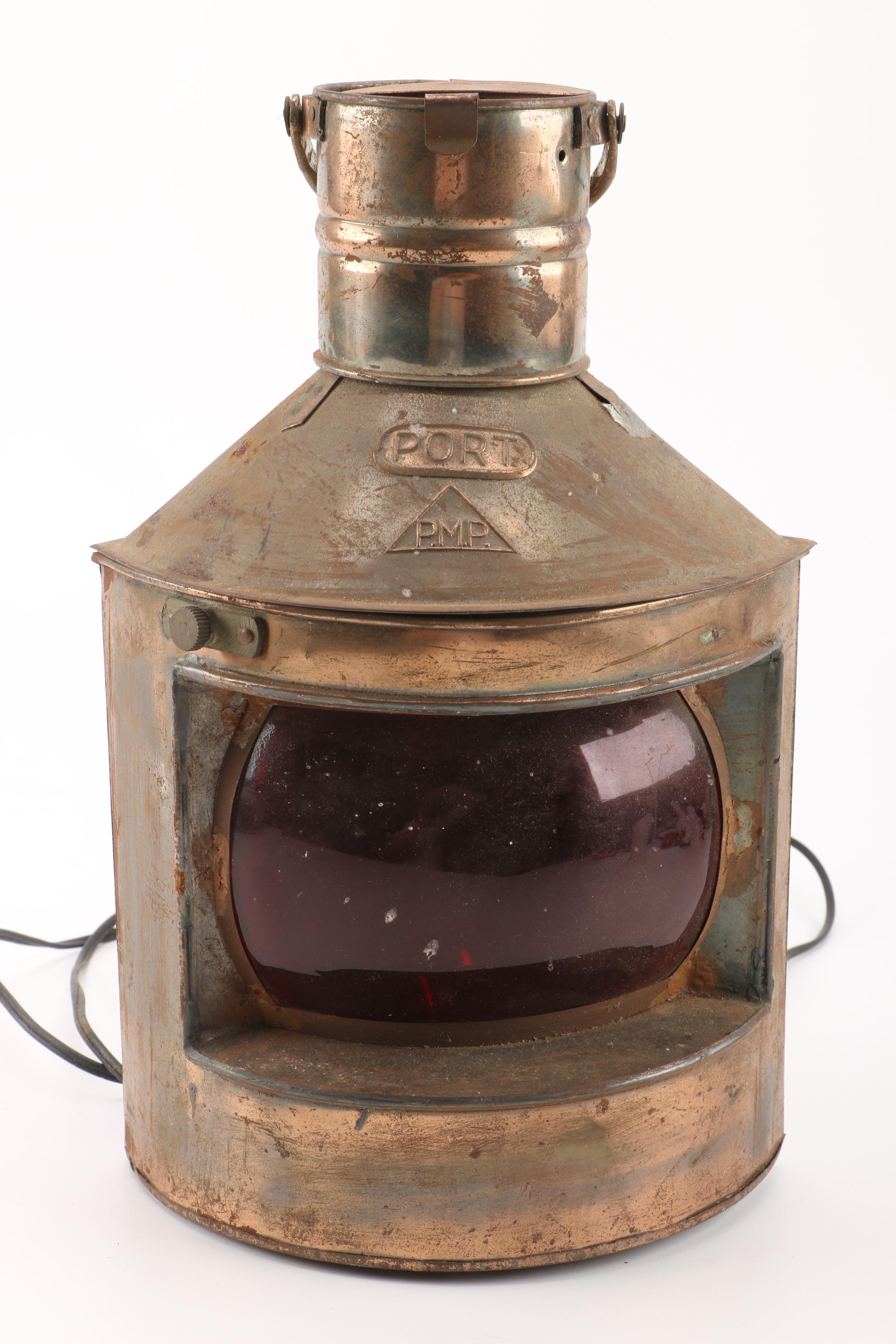 Antique Boston & Marine and P.M.P. "Port" Lanterns