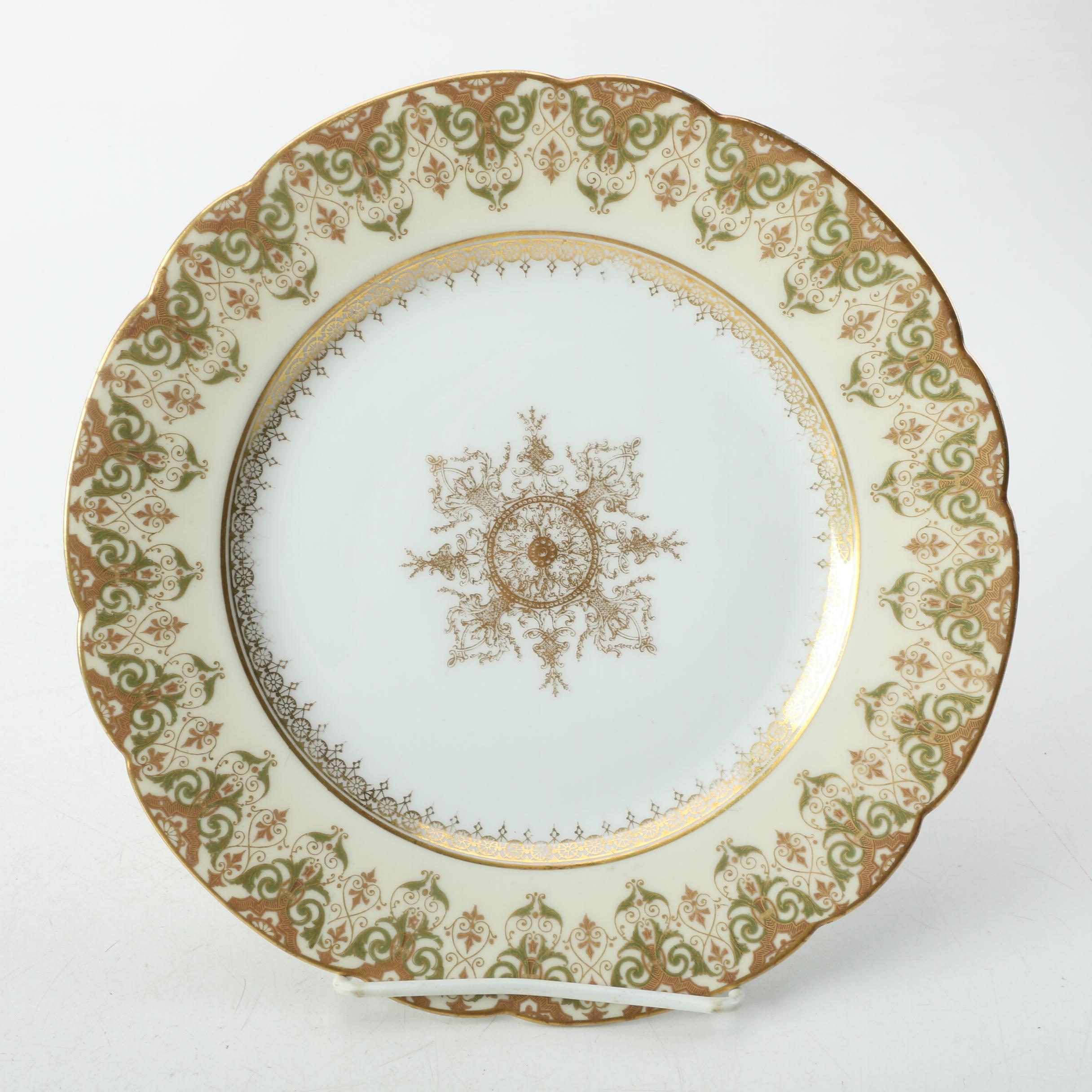 C. Ahrenfeldt Limoges Porcelain Dessert Plates