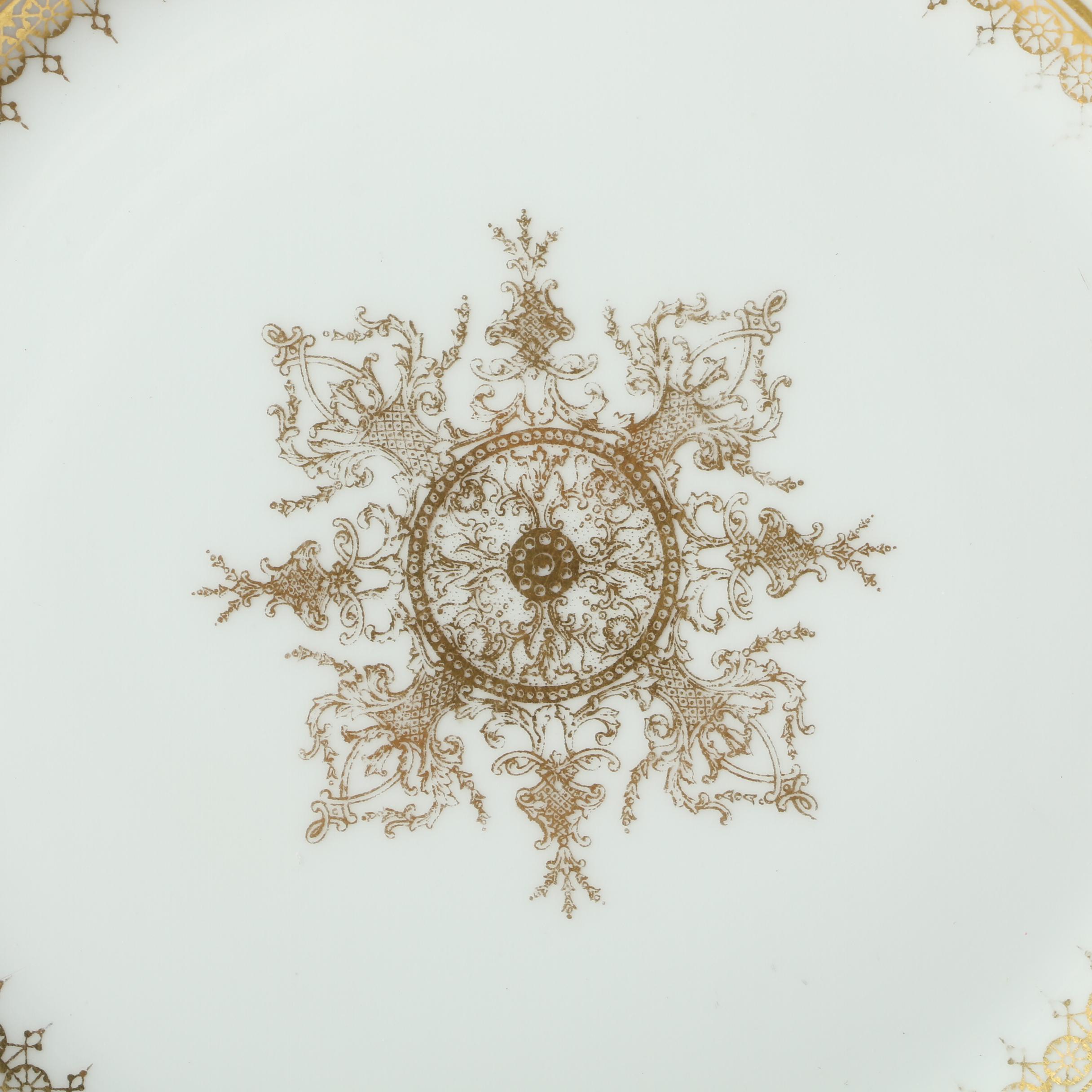 C. Ahrenfeldt Limoges Porcelain Dessert Plates