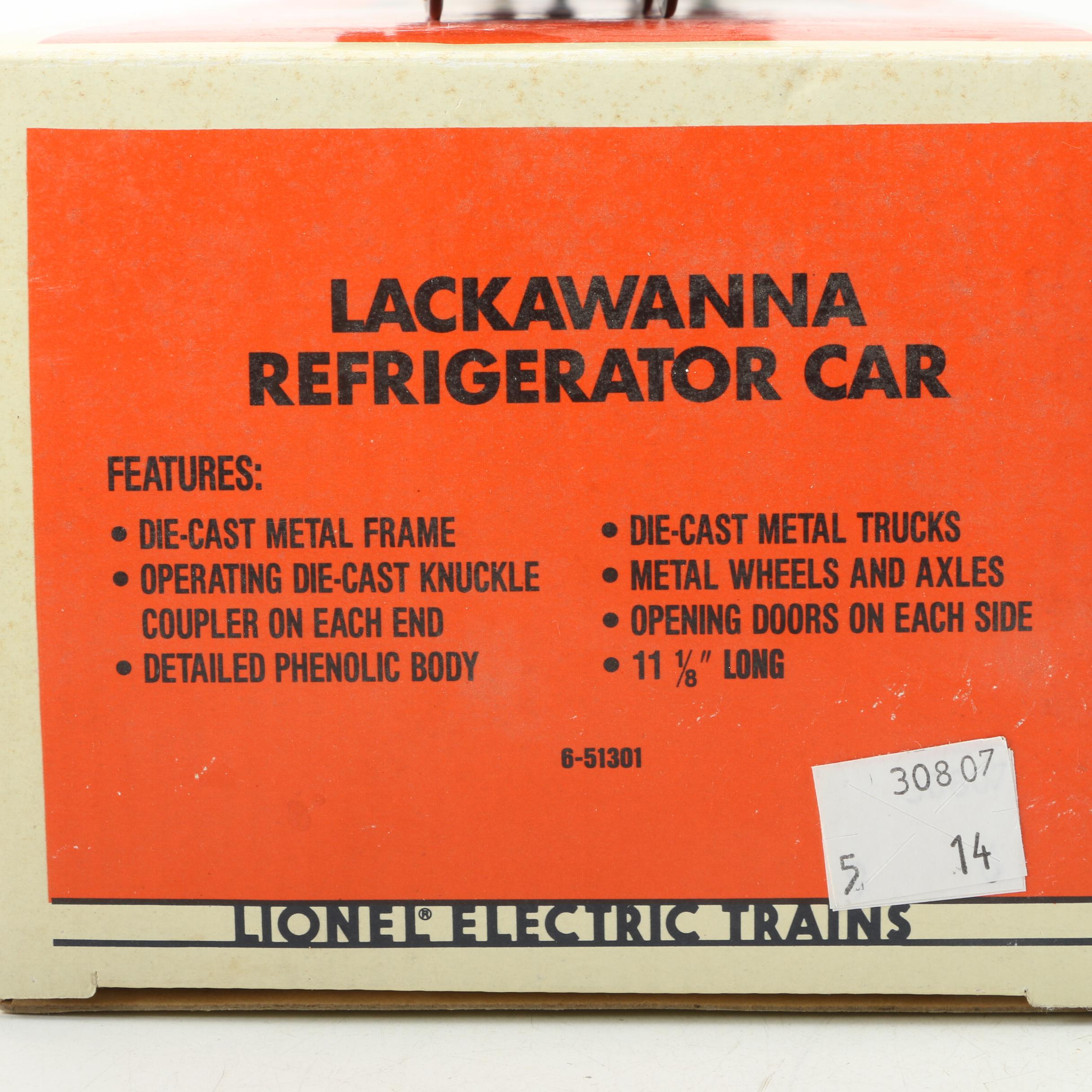 Lionel Refrigerator Cars