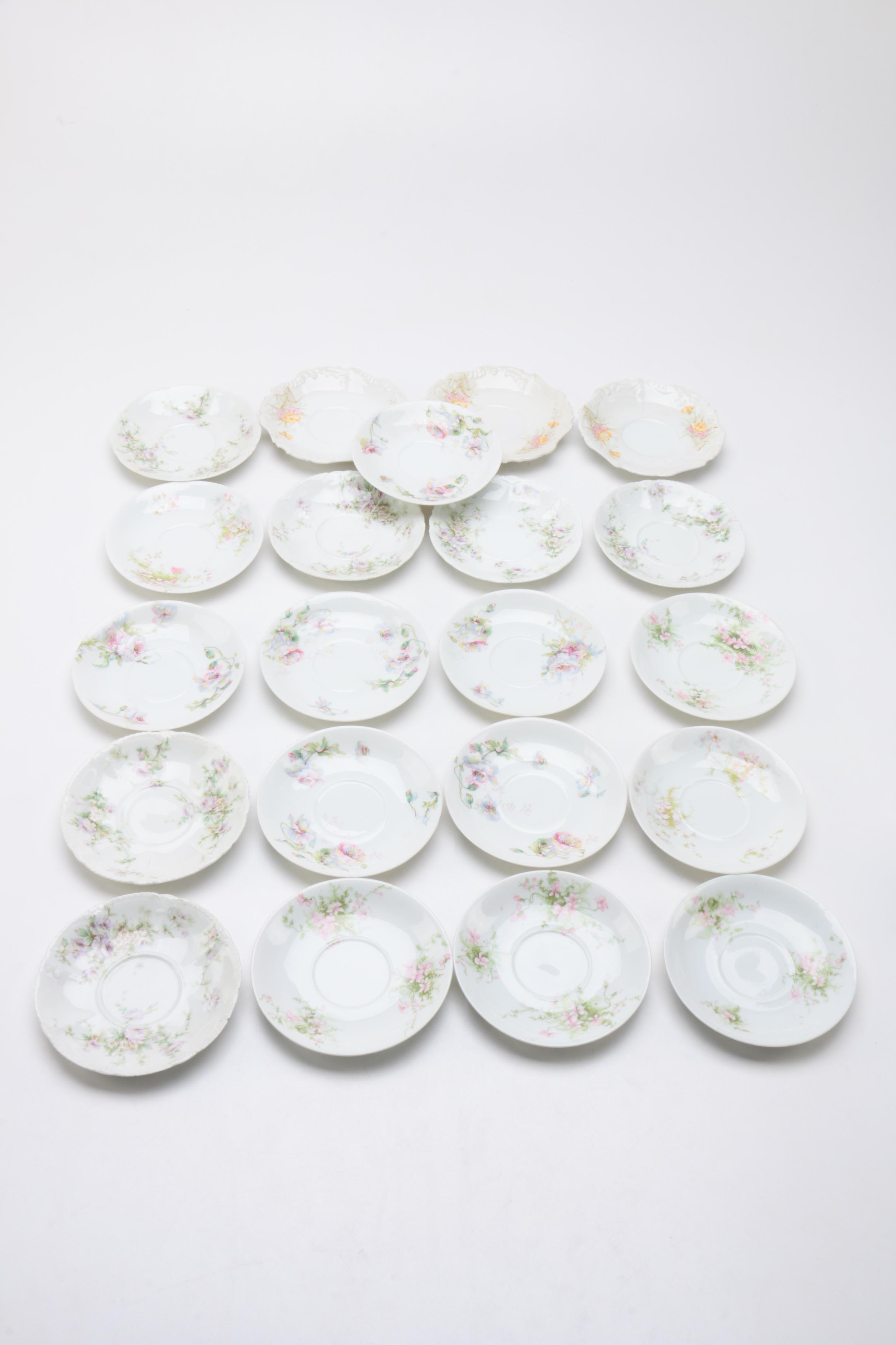 Antique Bawo & Dotter and Vintage Theodore Haviland Limoges Porcelain Tableware