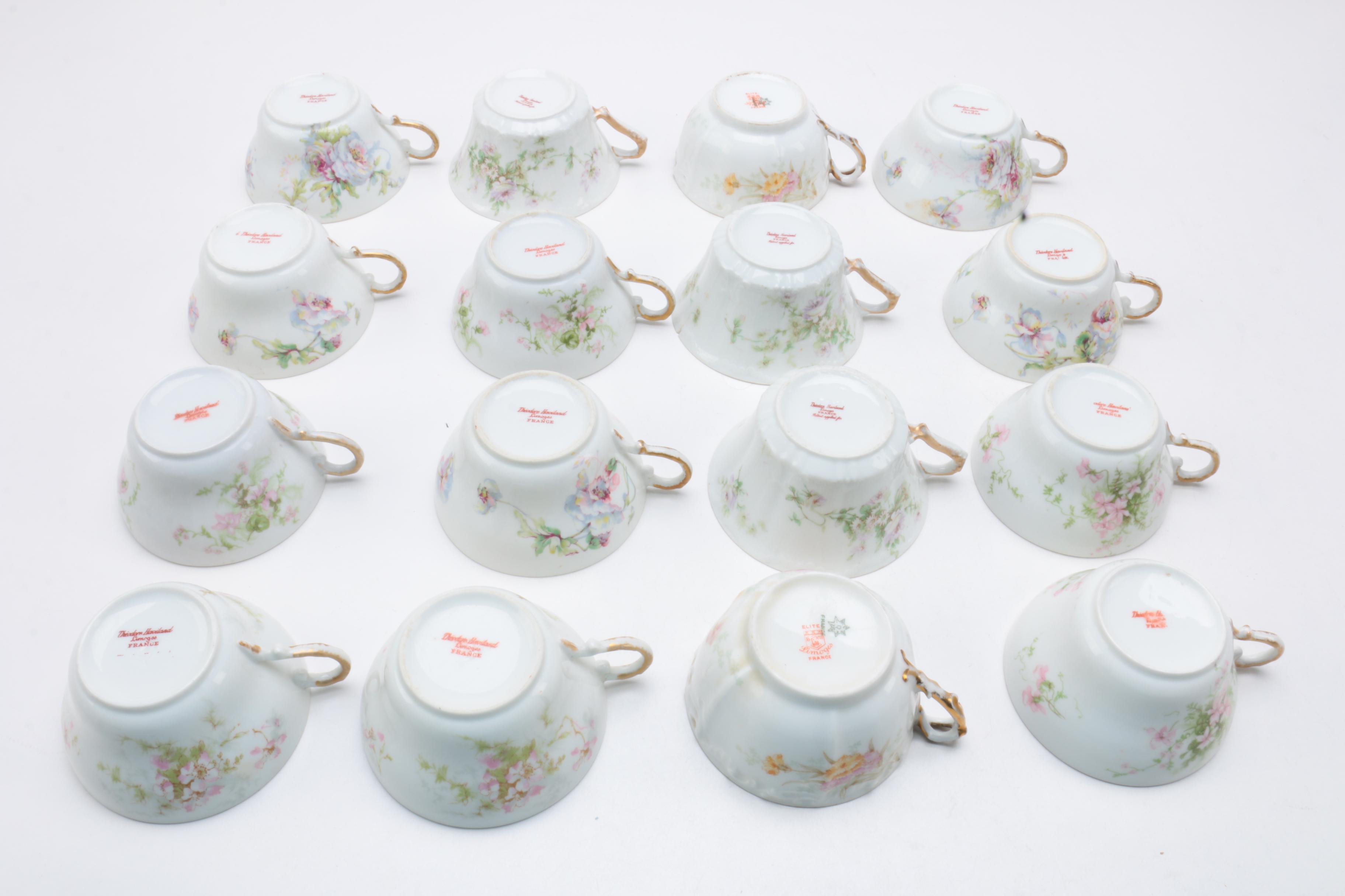 Antique Bawo & Dotter and Vintage Theodore Haviland Limoges Porcelain Tableware