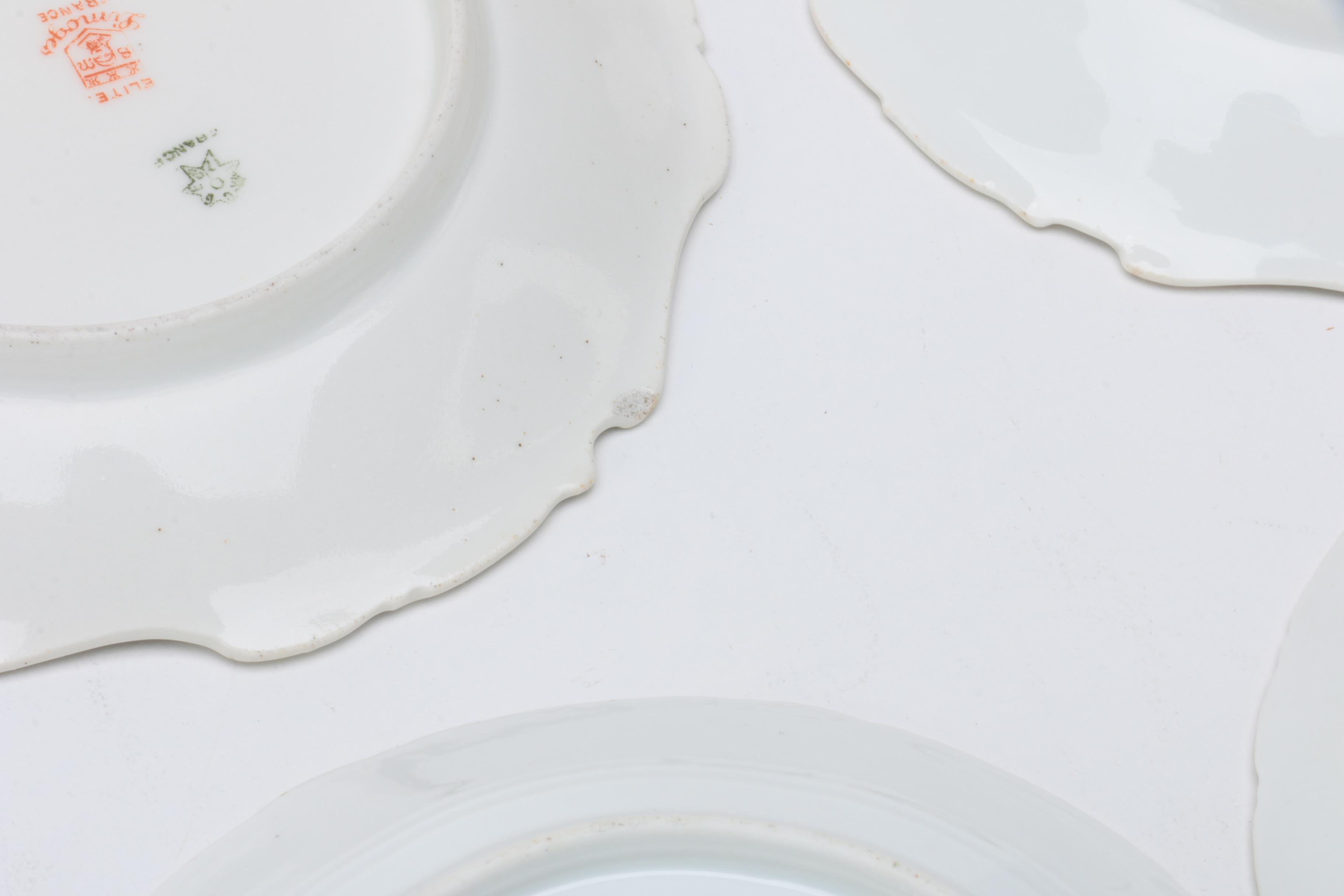 Antique Bawo & Dotter and Vintage Theodore Haviland Limoges Porcelain Tableware