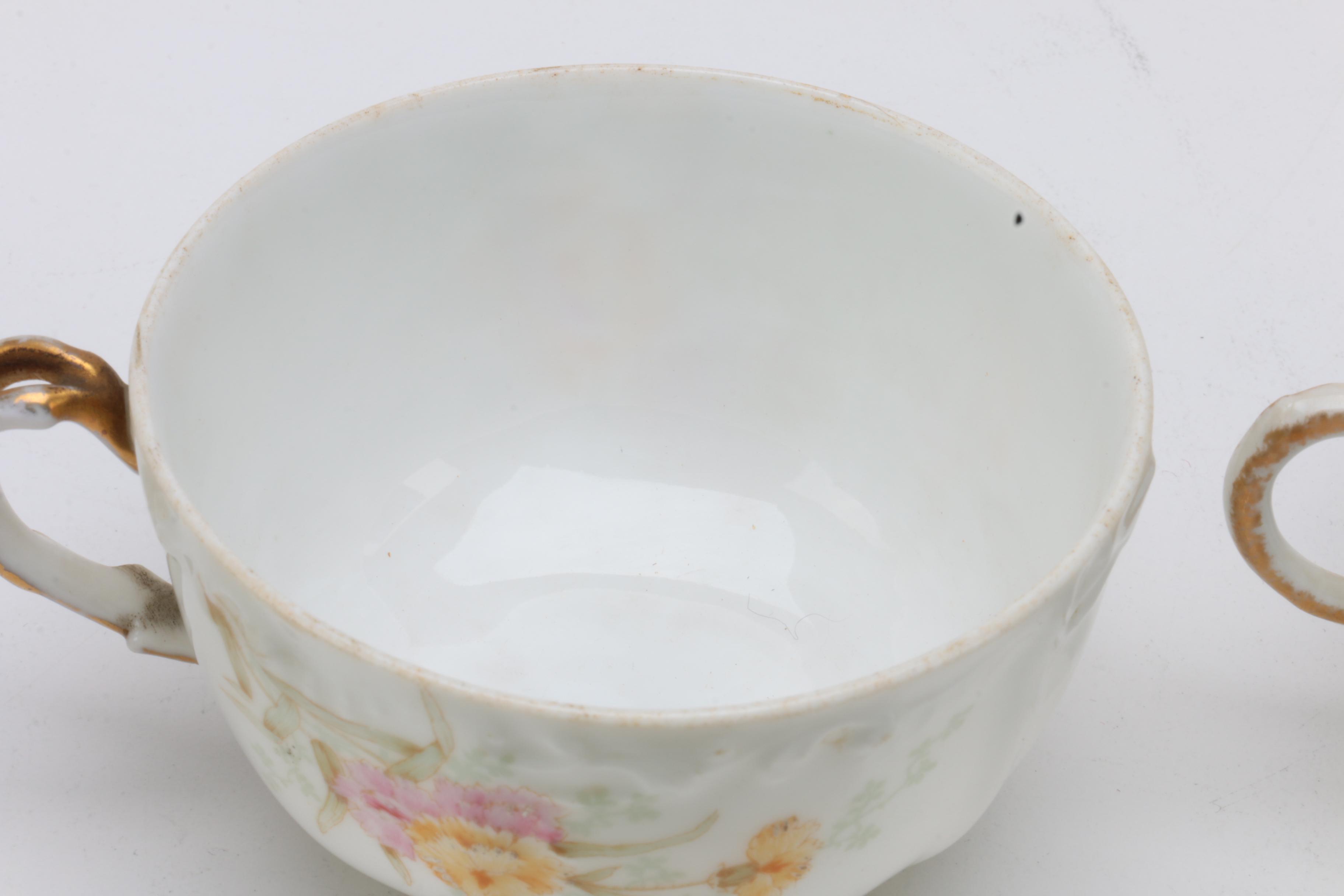 Antique Bawo & Dotter and Vintage Theodore Haviland Limoges Porcelain Tableware