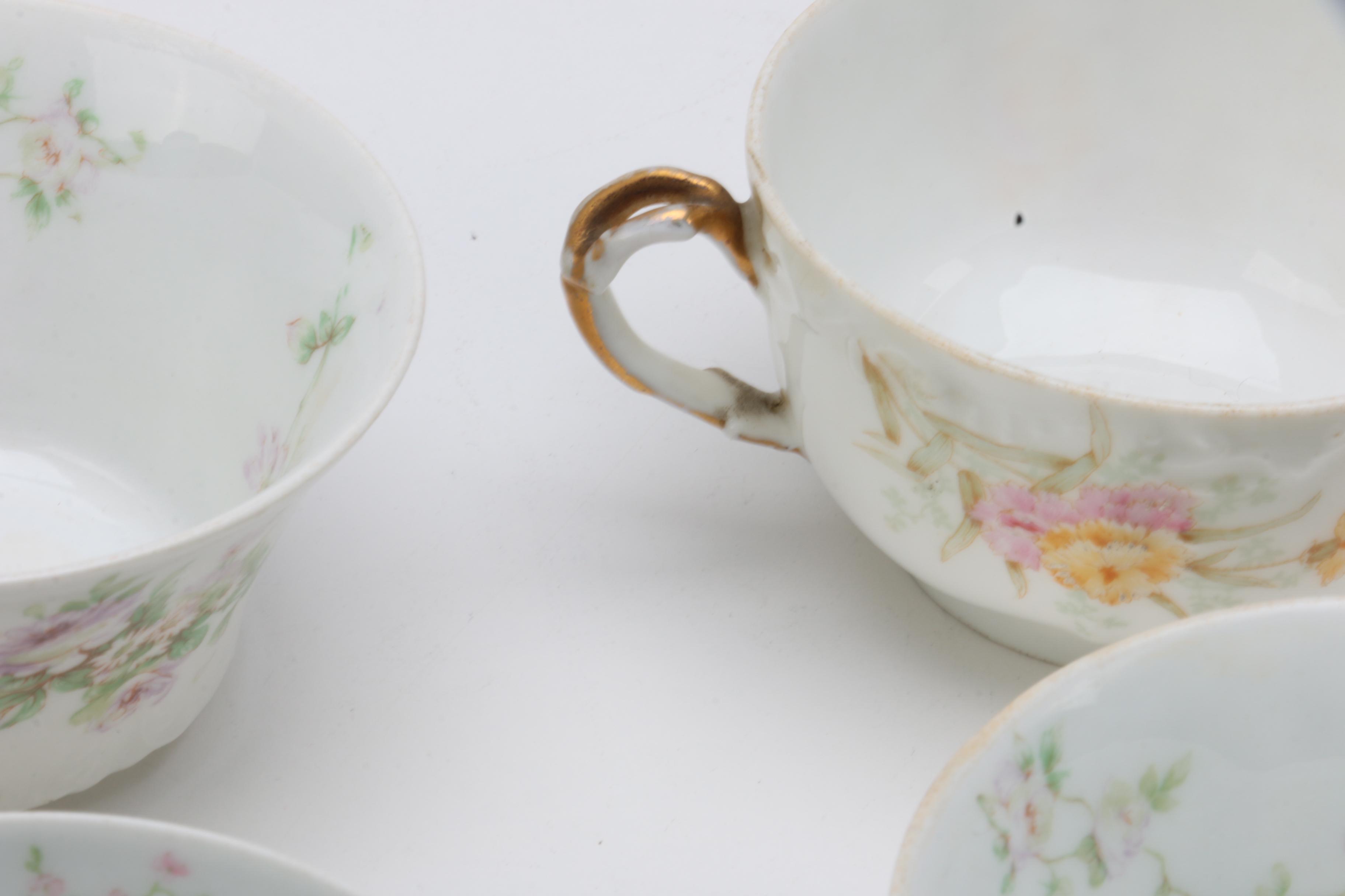 Antique Bawo & Dotter and Vintage Theodore Haviland Limoges Porcelain Tableware