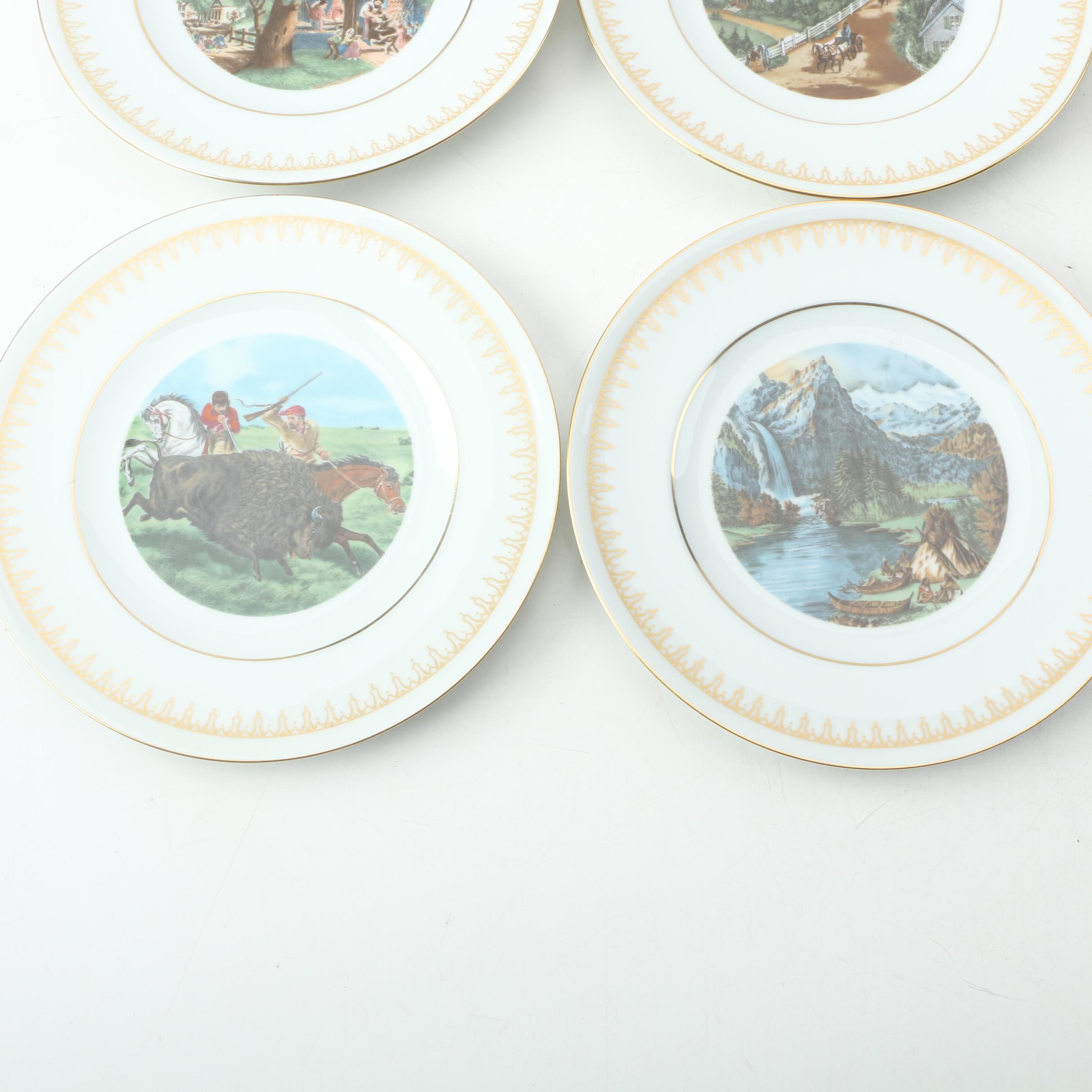 Bing & Grondahl "The Currier & Ives" Plate Collection