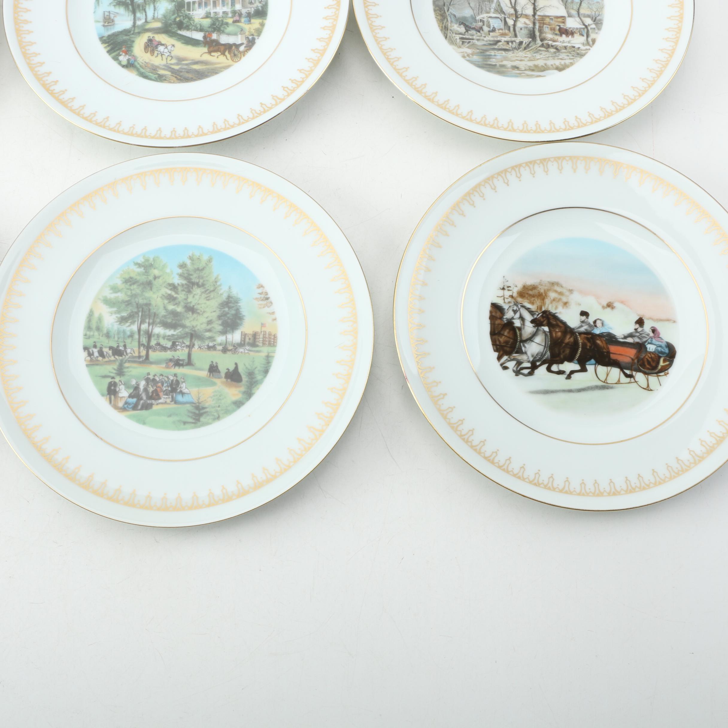 Bing & Grondahl "The Currier & Ives" Plate Collection