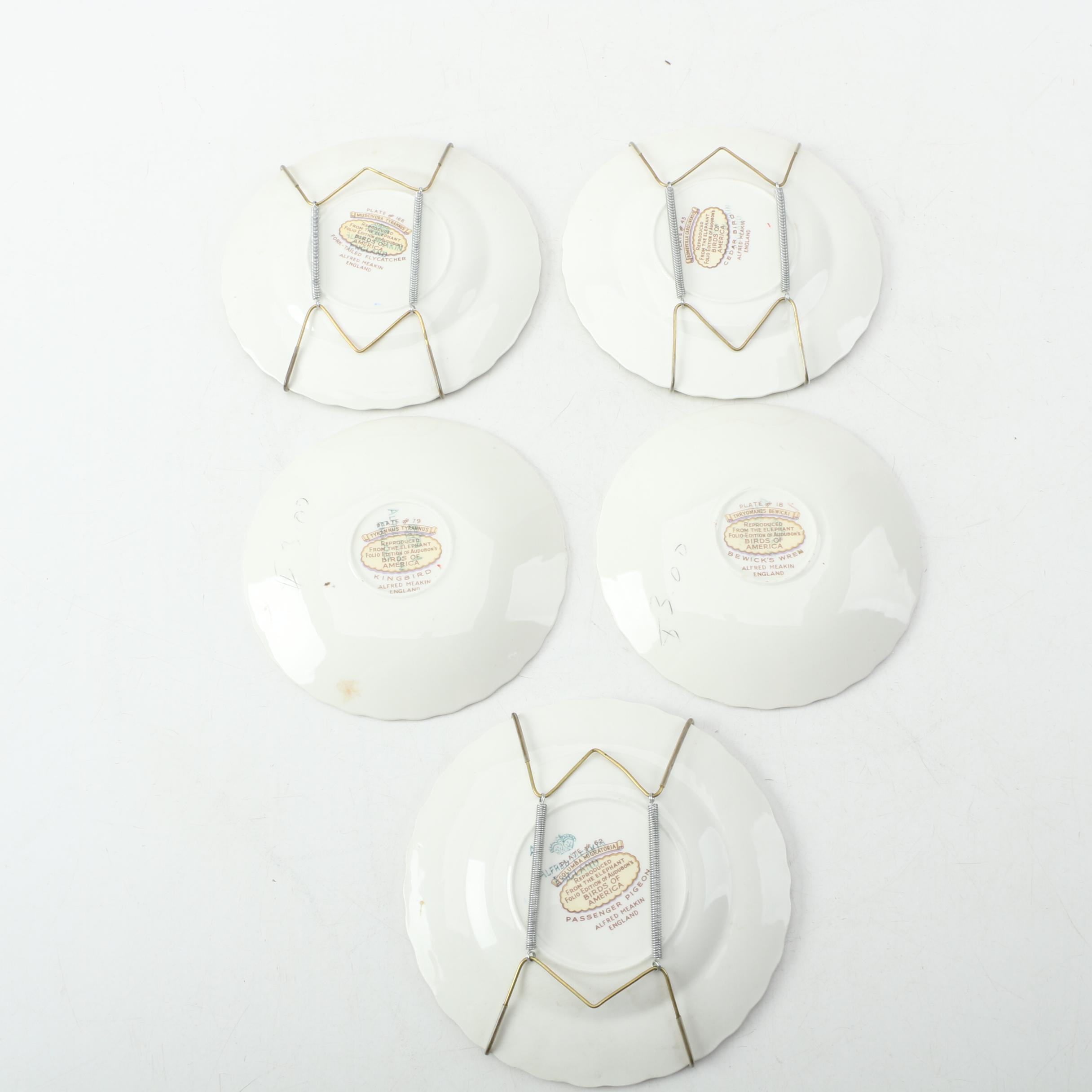 Alfred Meakin "Audubon's Bird of America" Plate Collection