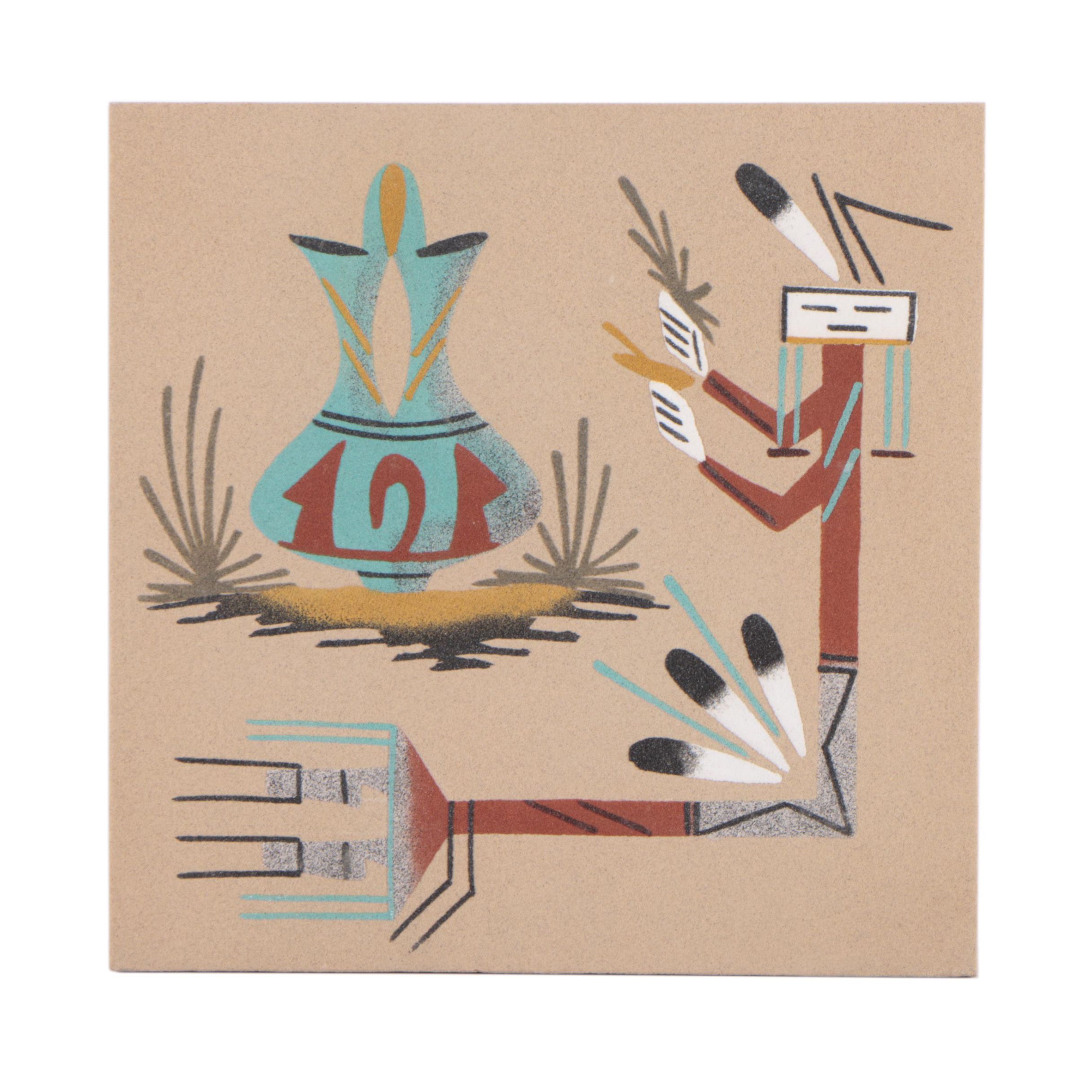 Navajo-Style Sand Painting