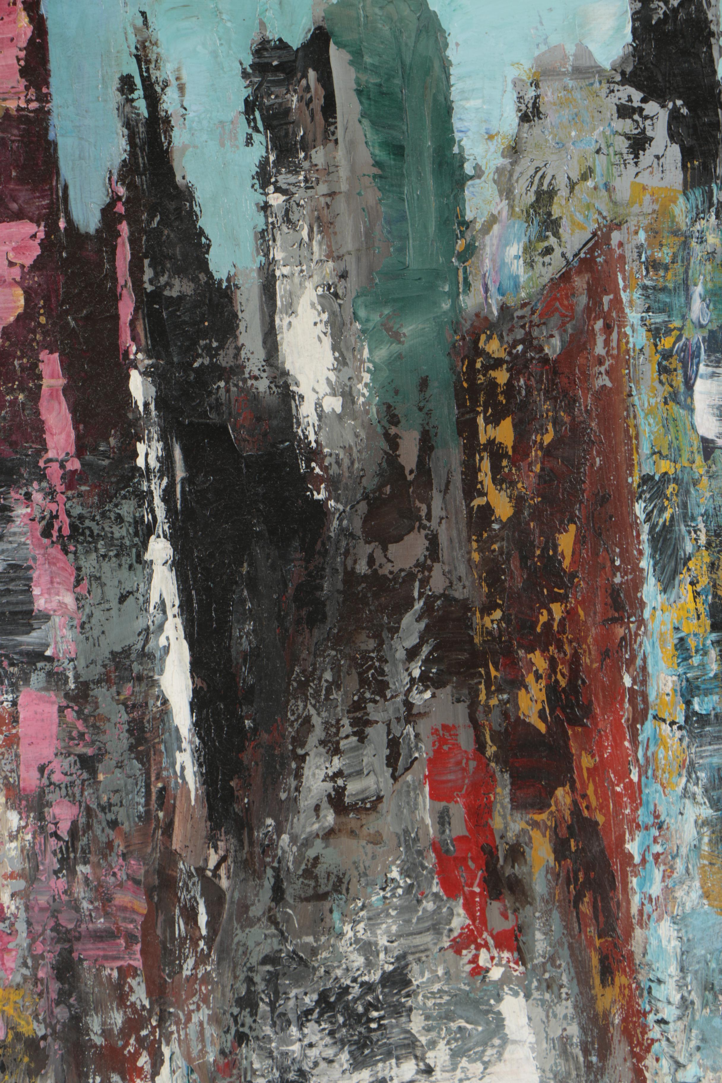 Edith S. Carson Oil Painting "New York"